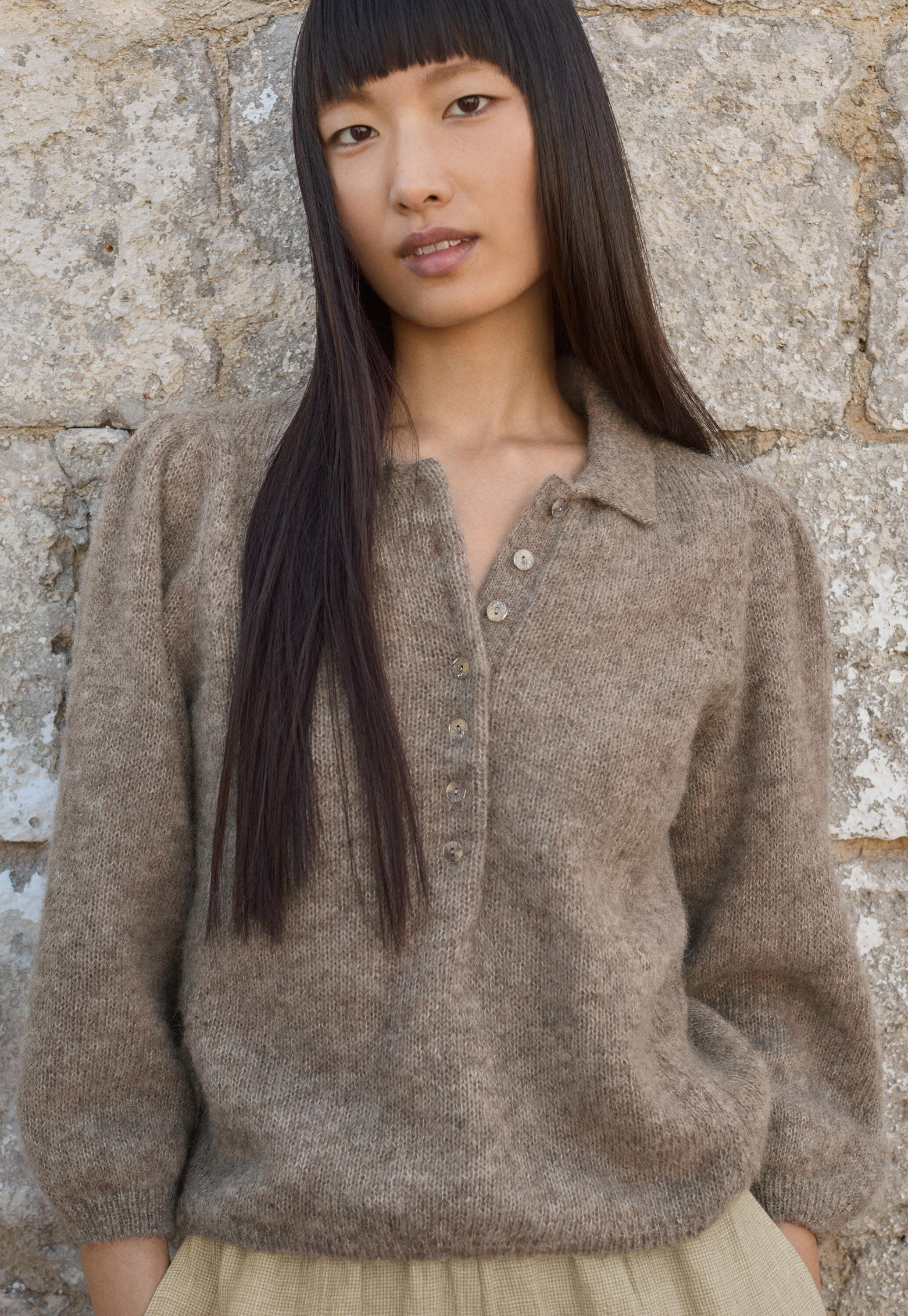 Collared sweater