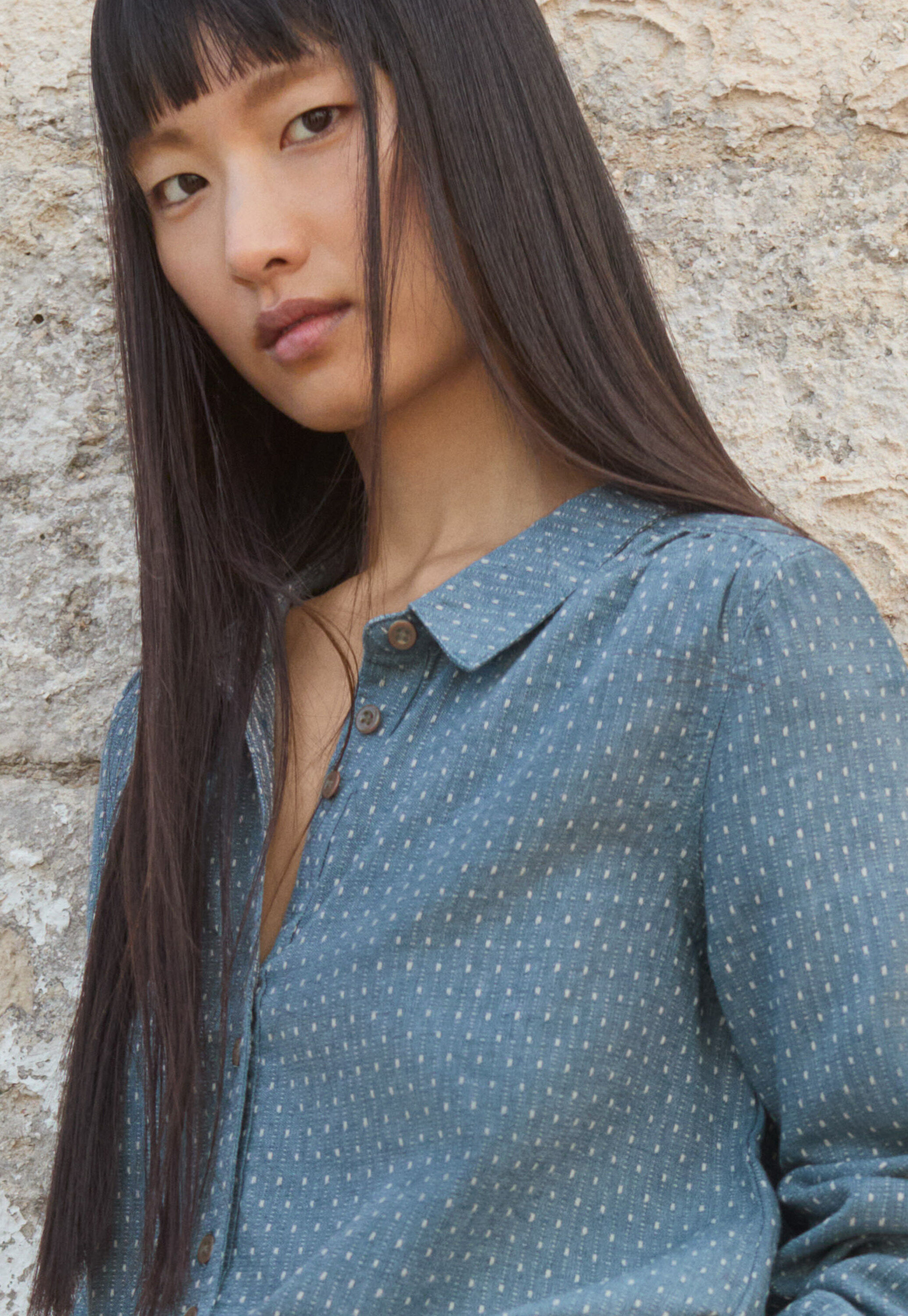 Dash-weave shirt