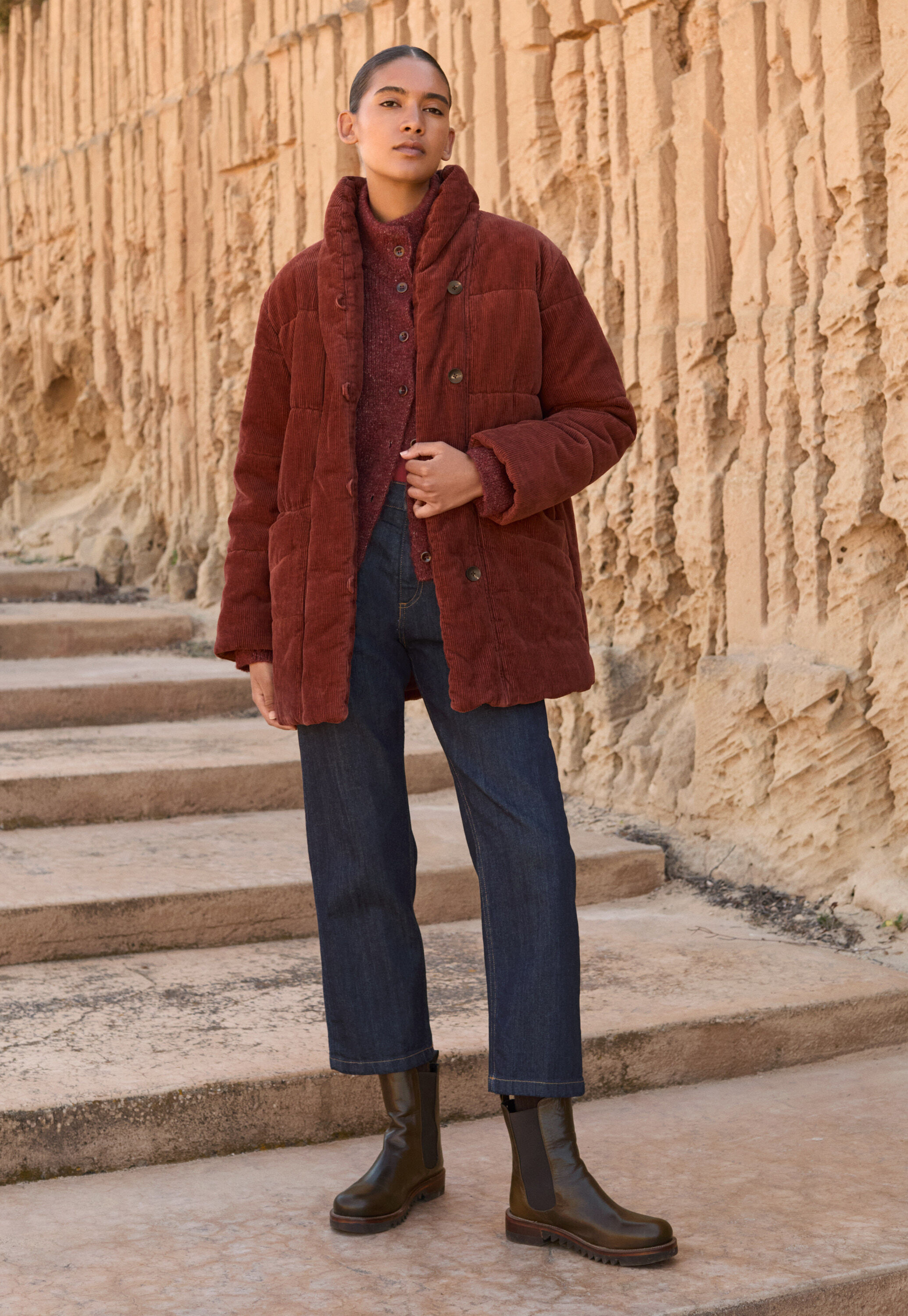 Pleat-front trousers