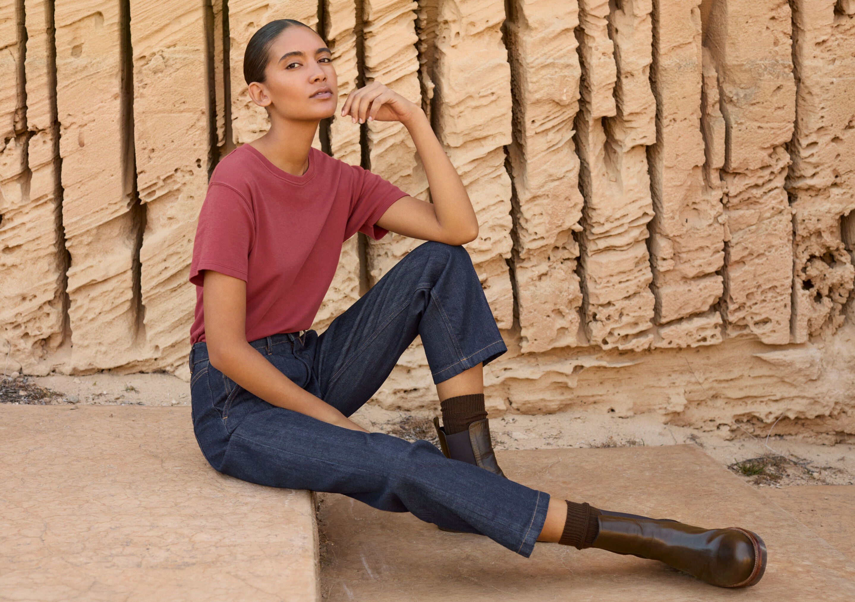 Pleat-front trousers