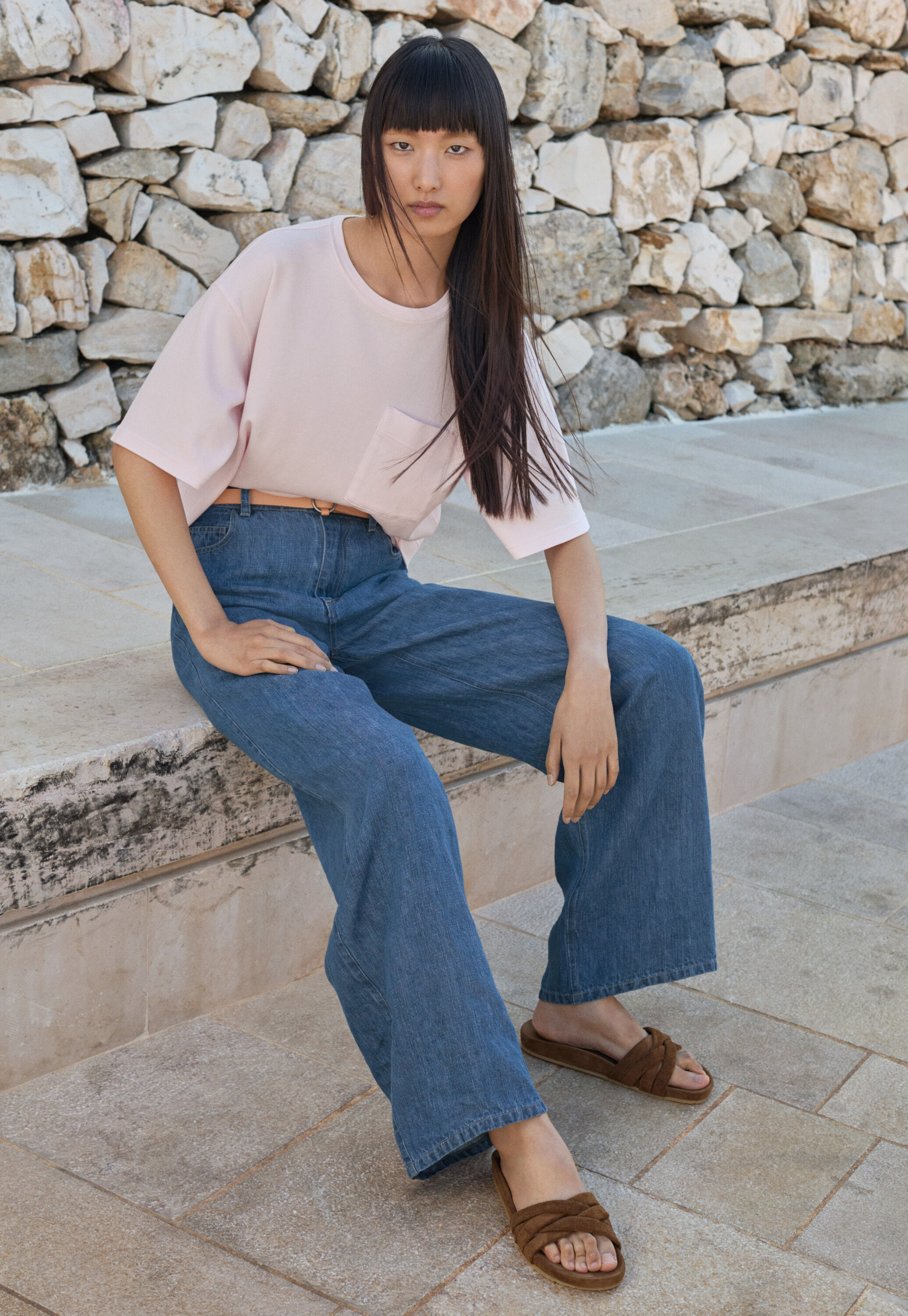 Pleat-front trousers