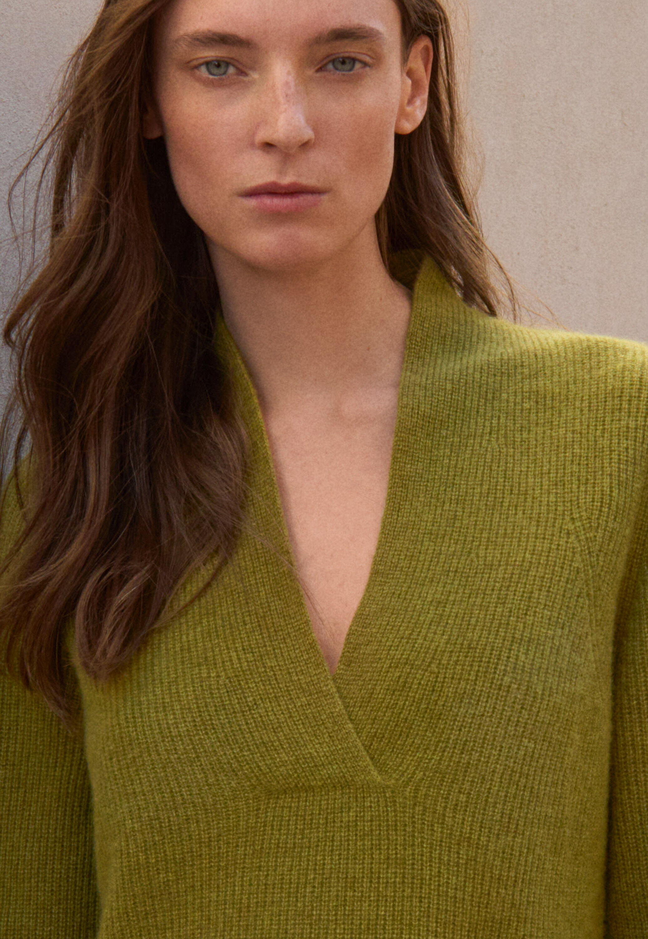V-neck sweater