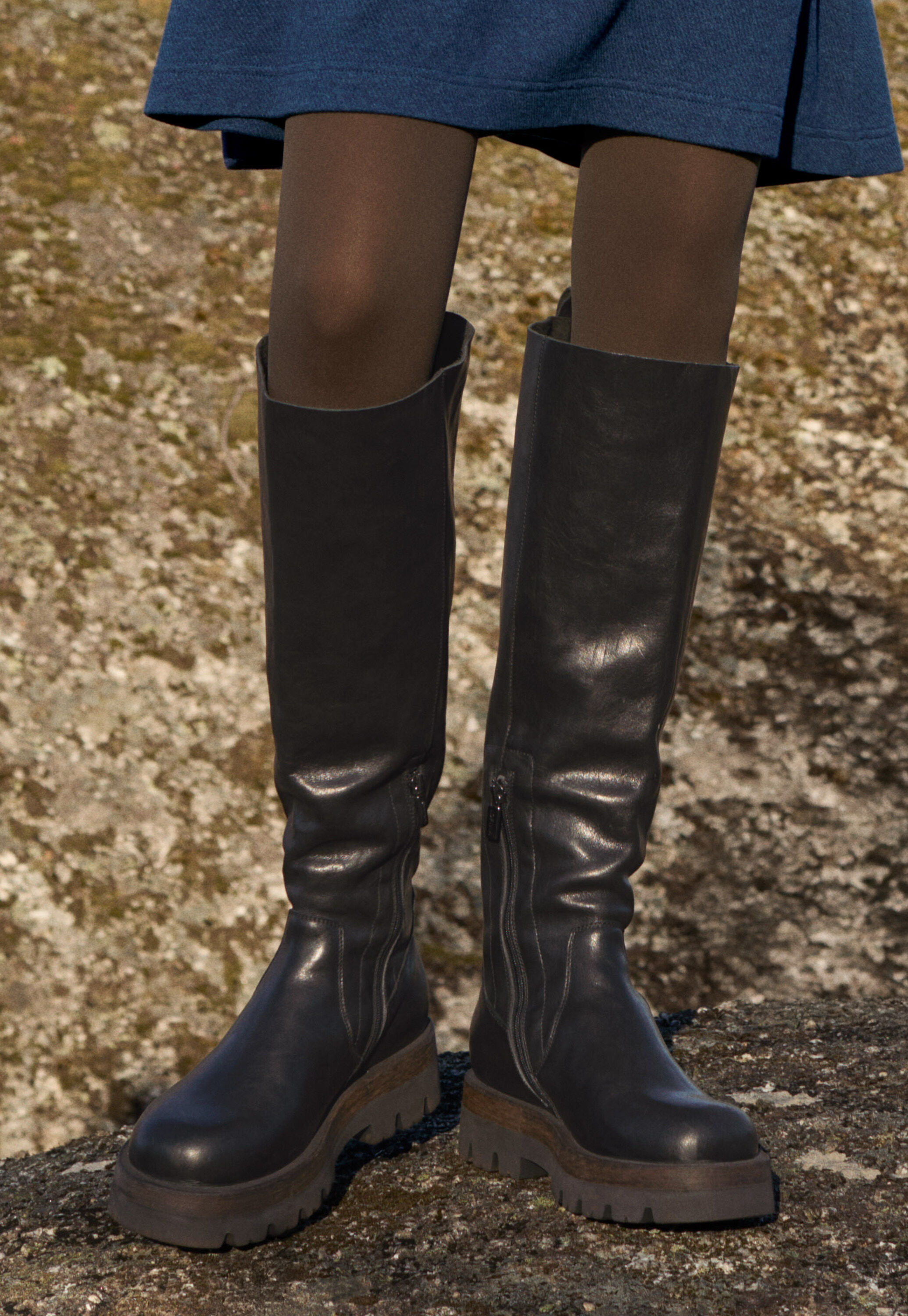 Knee-high boots