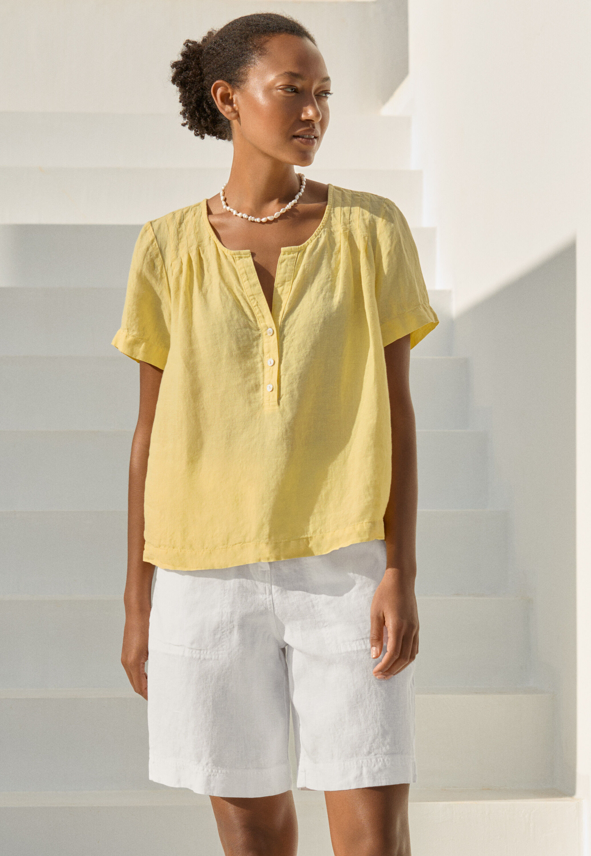 Pleat-front trousers