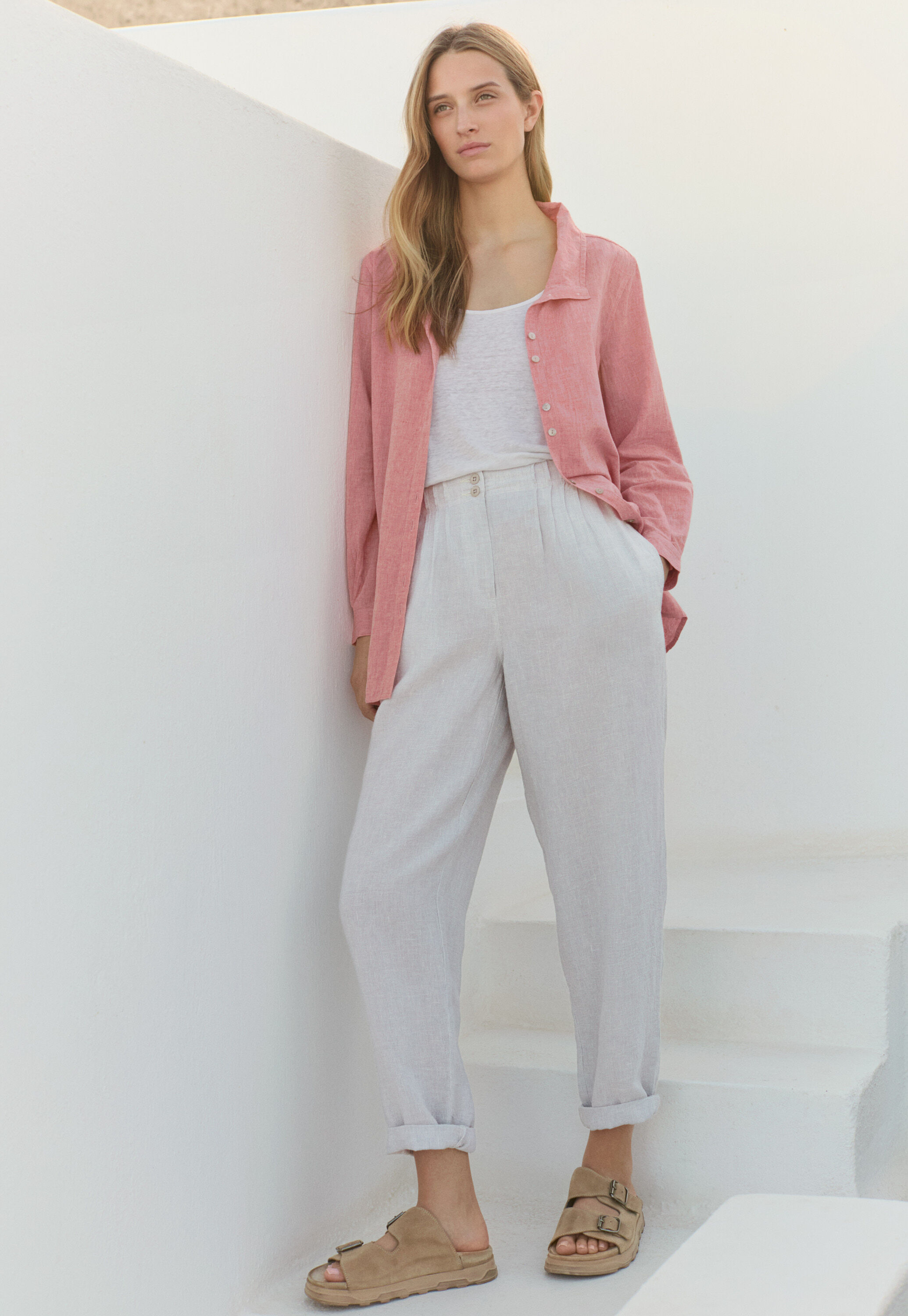 Tapered trousers