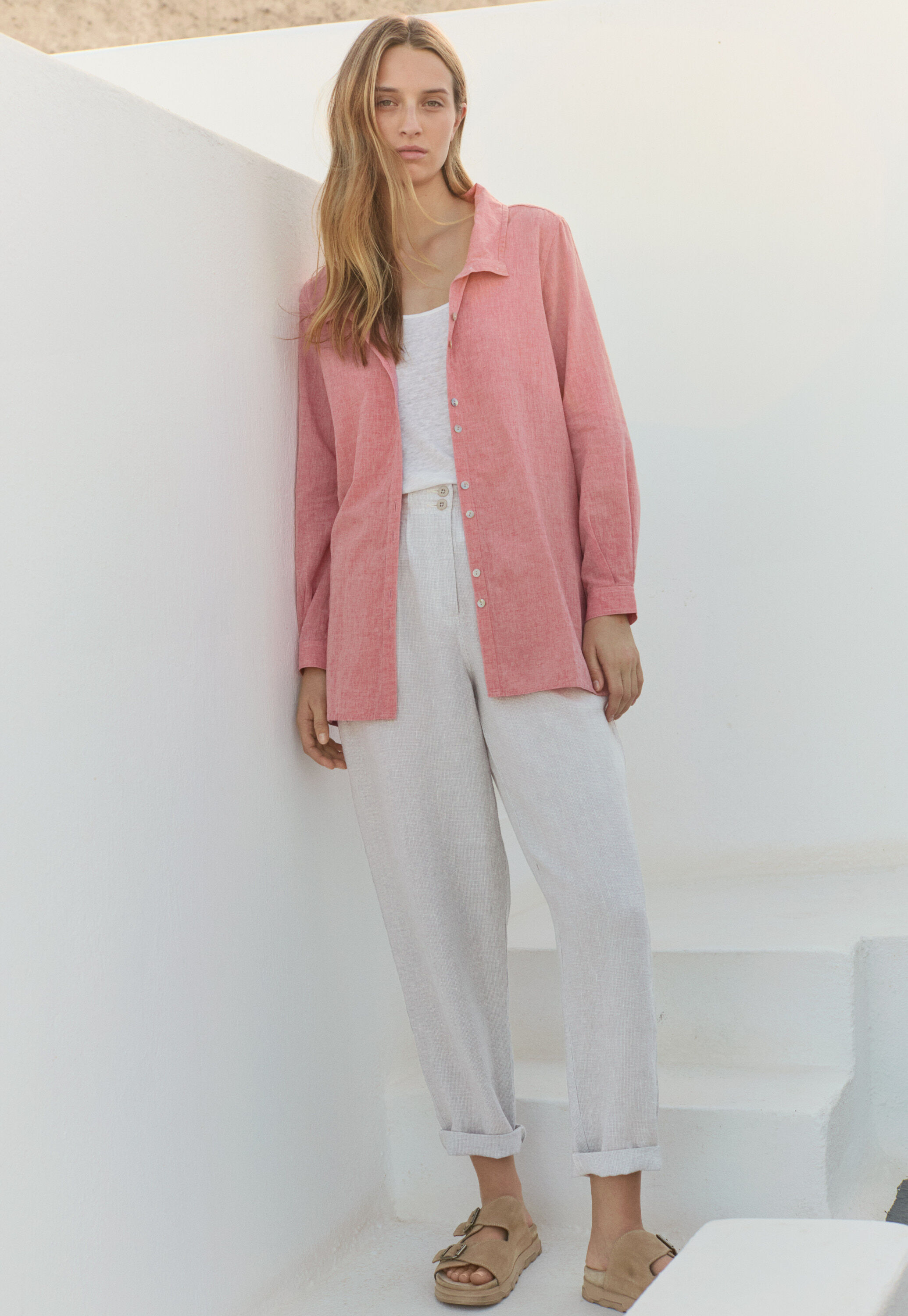 Tapered trousers
