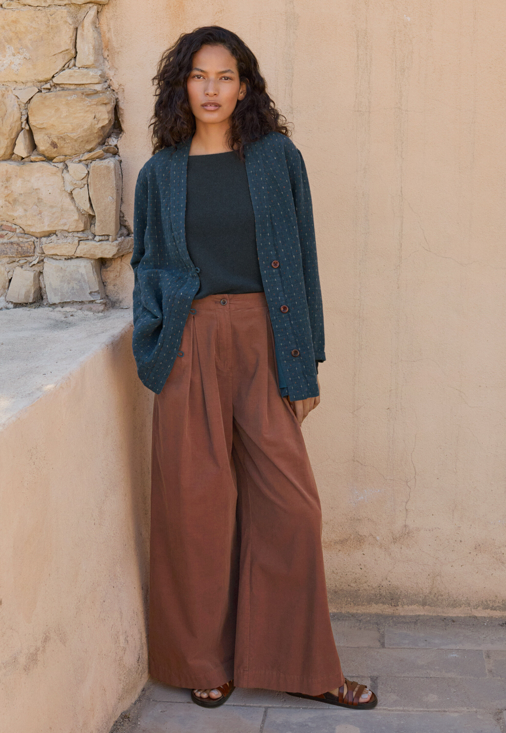 Boat-neck sweater, Dark petrol, large