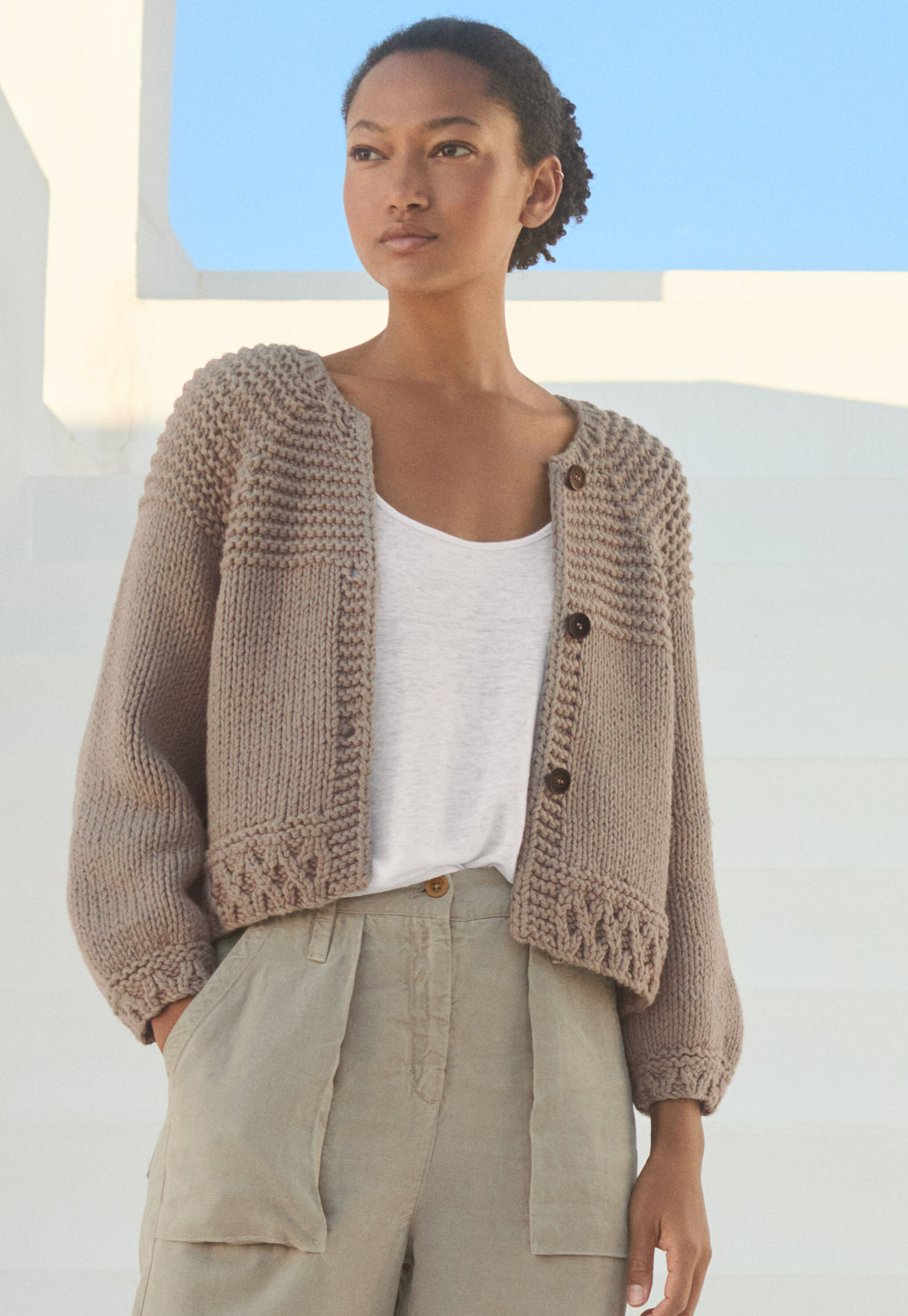 Knitted jacket