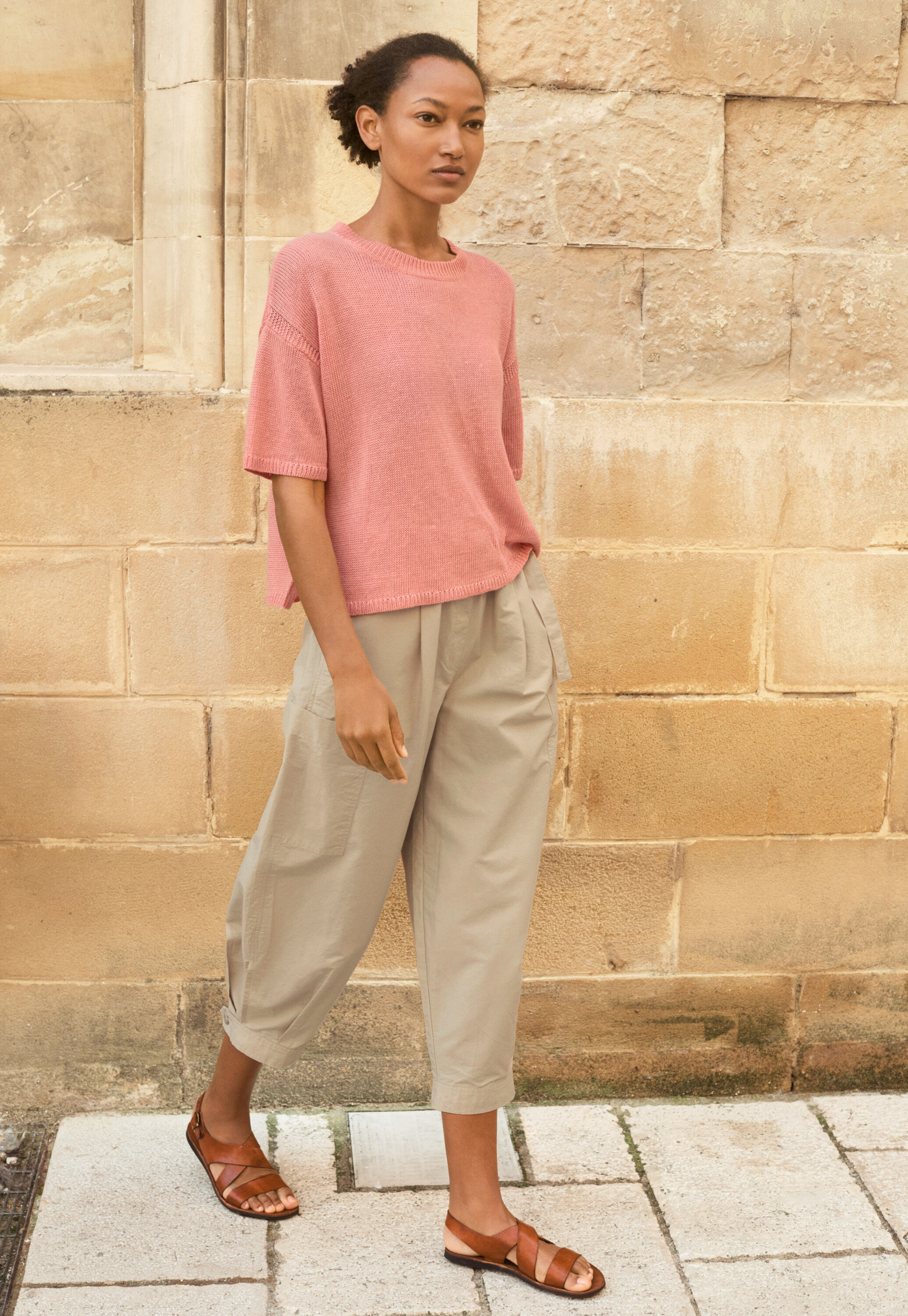 Pleat-front trousers