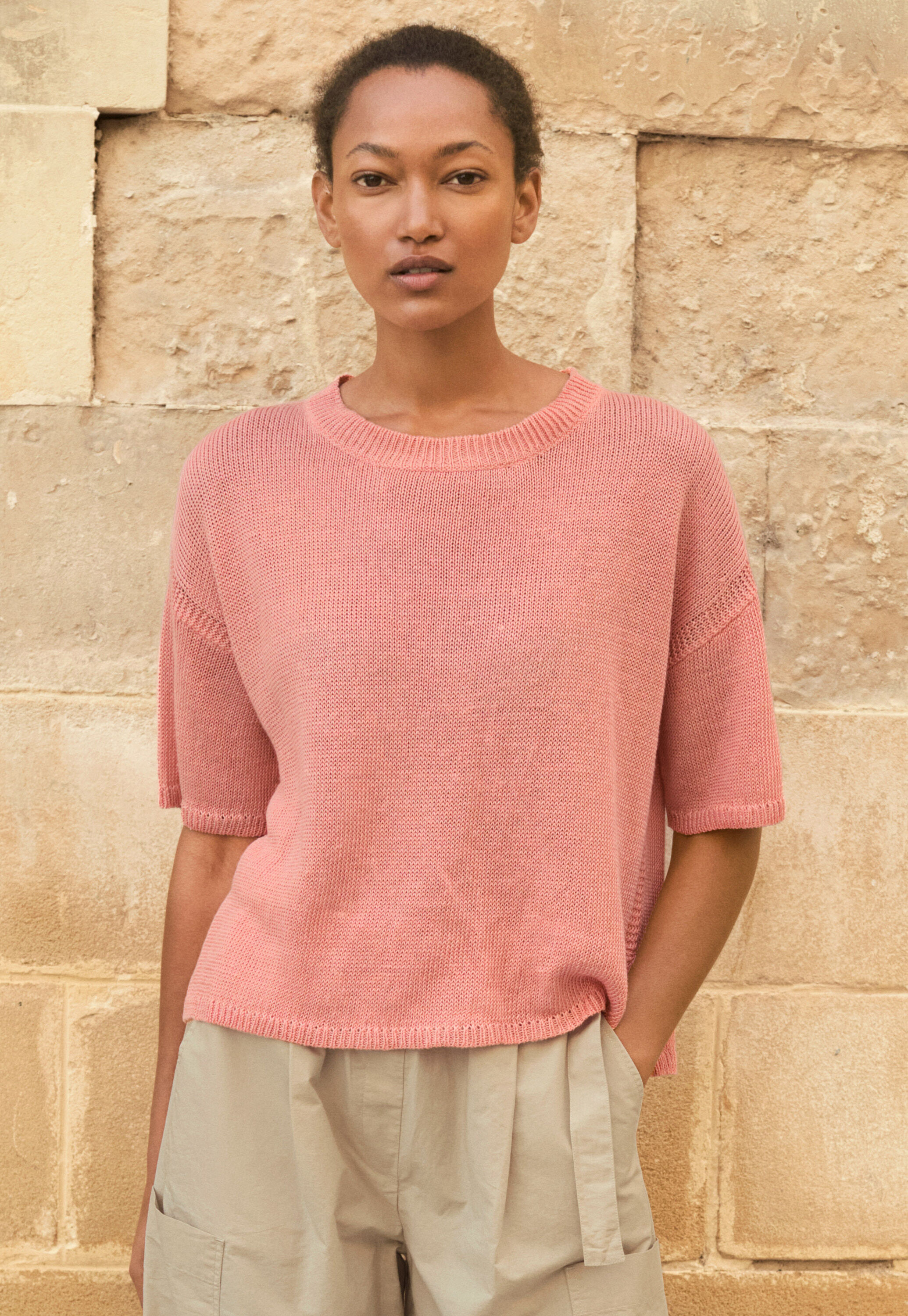Round-neck sweater