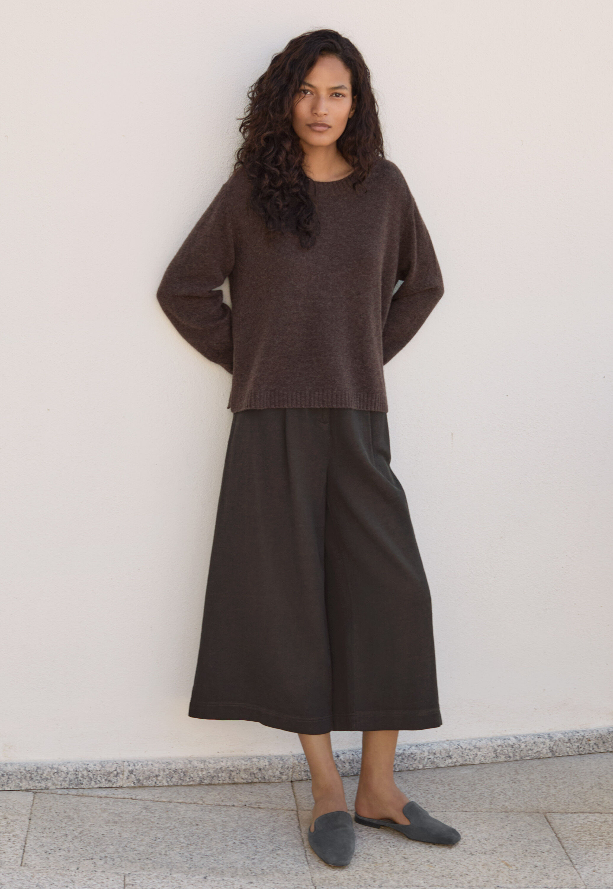 Pleat-front trousers