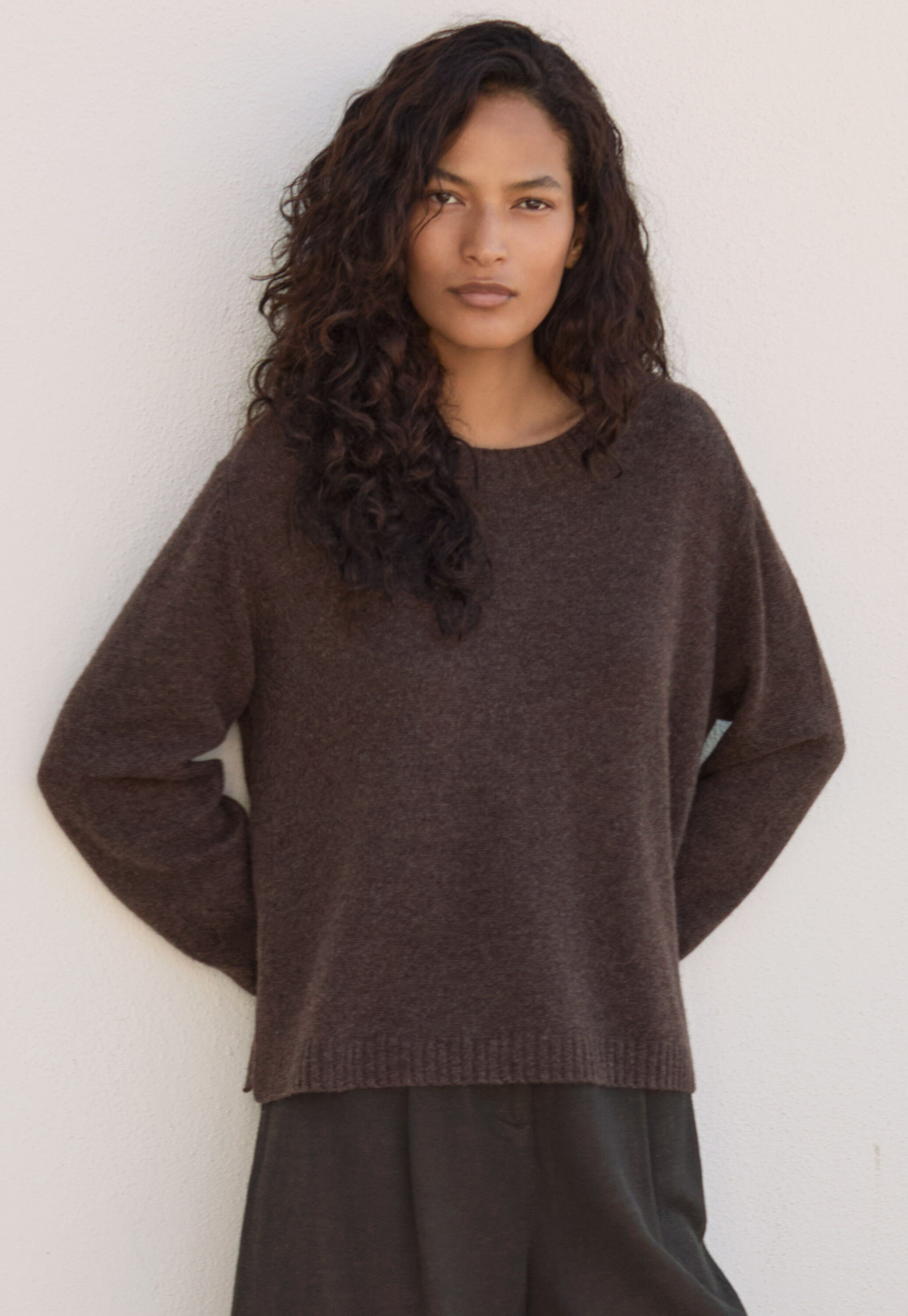 Round-neck sweater