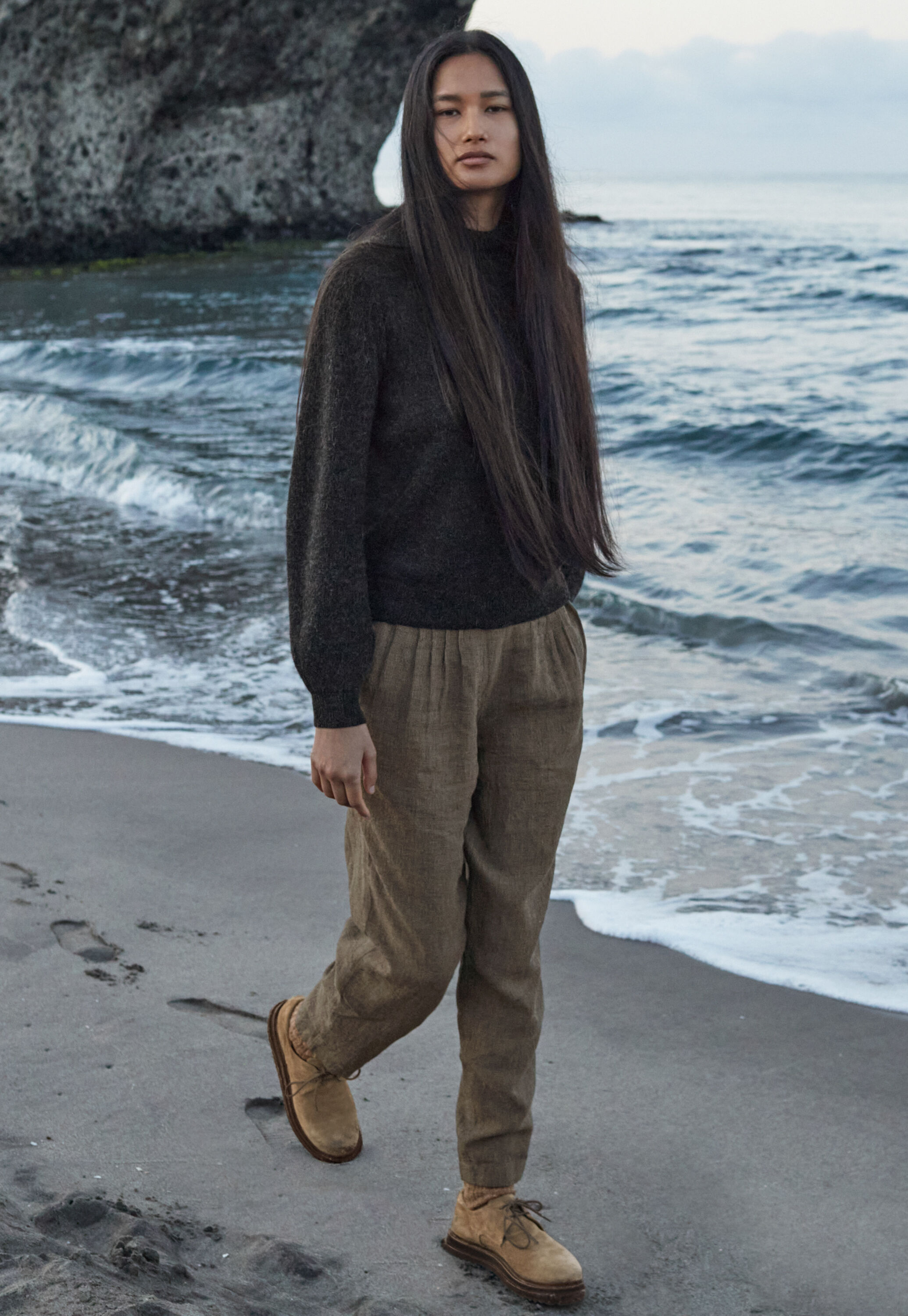 Tapered trousers