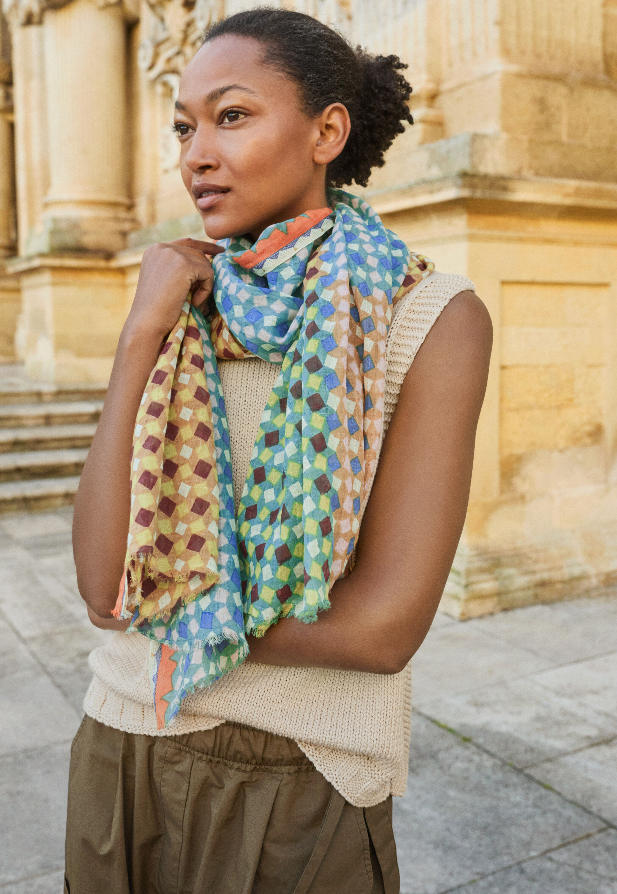 Printed scarf