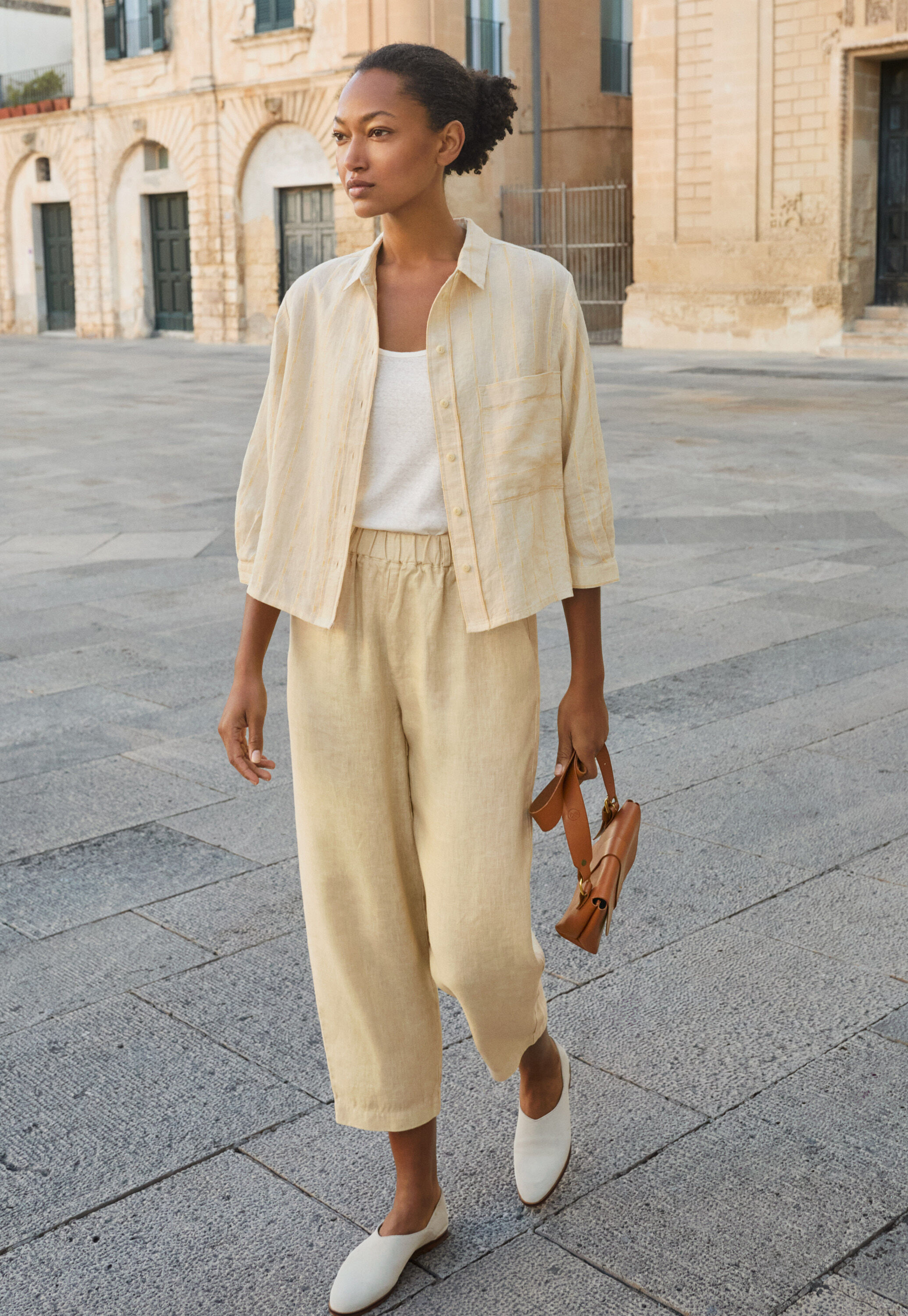 Pleat-front trousers