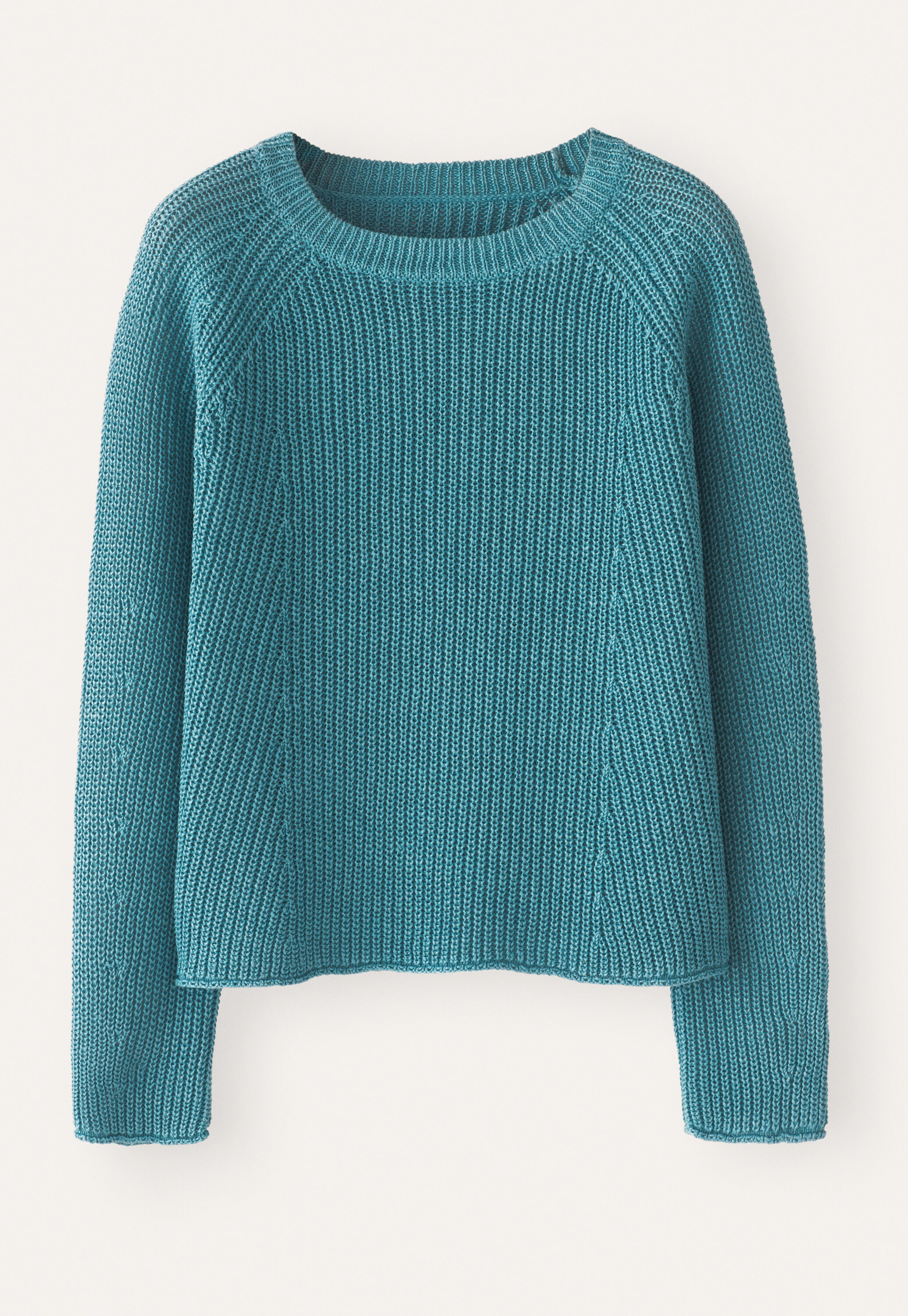 Raglan-sleeve sweater