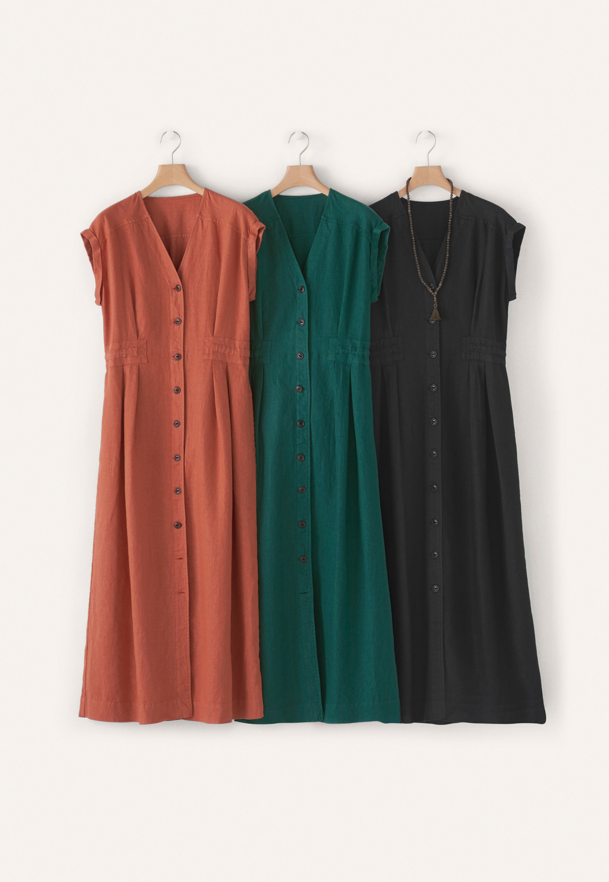 Button-through dress