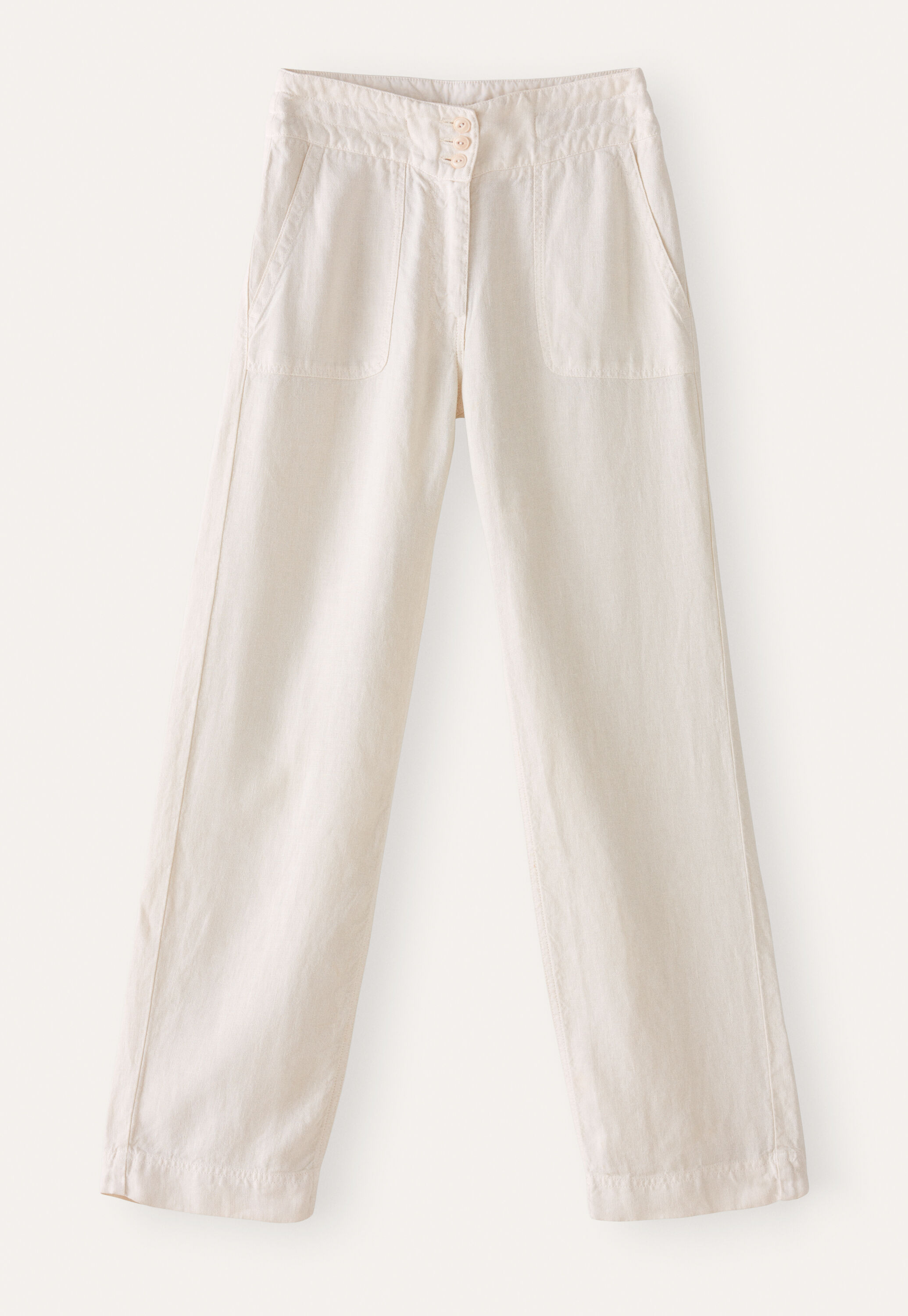Relaxed straight-leg trousers