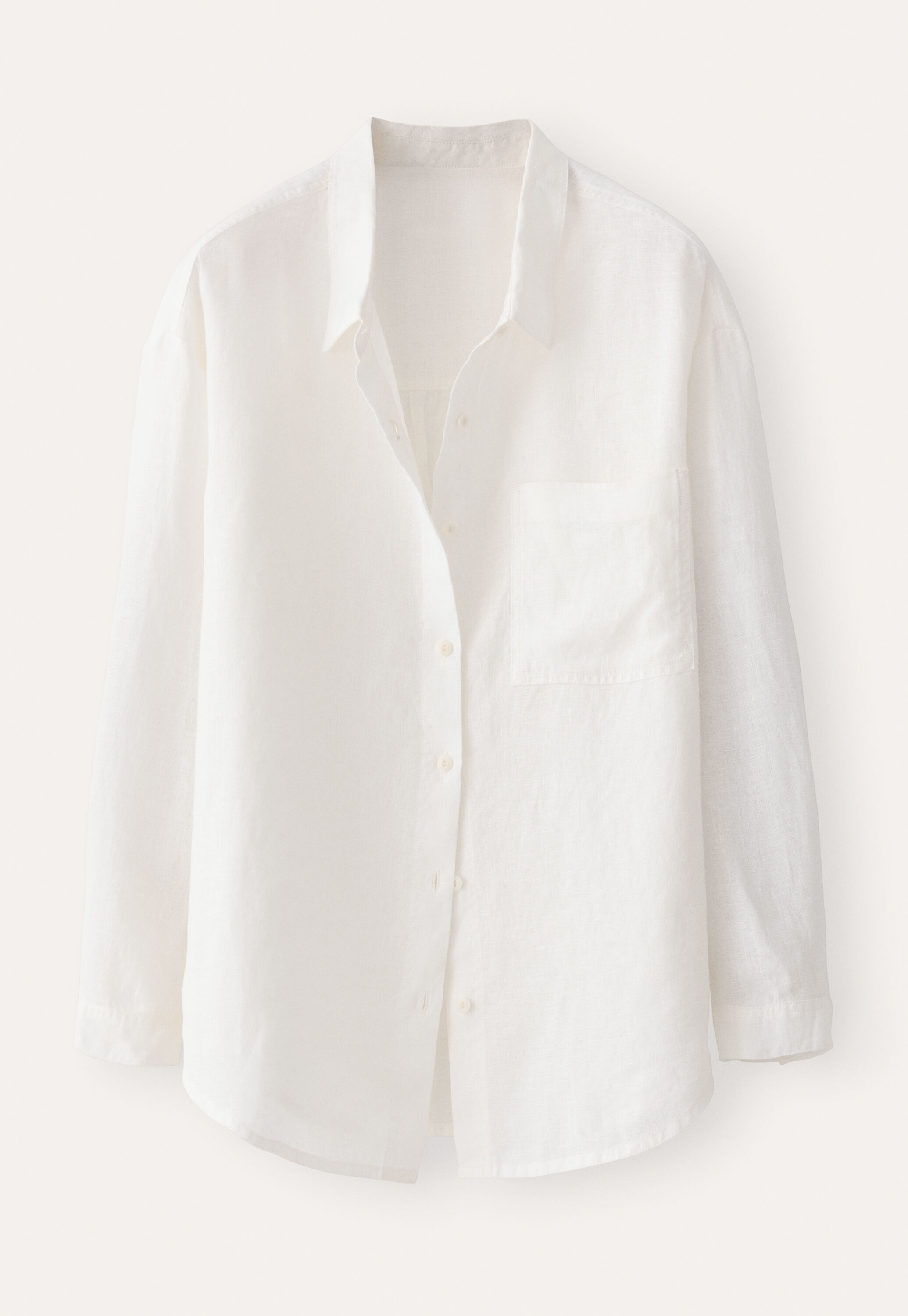 Garment-dyed overshirt