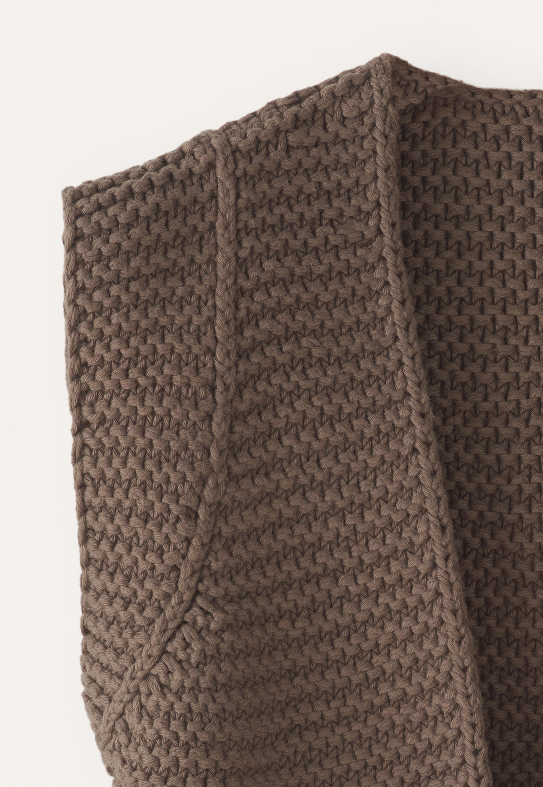 Hand-knitted waistcoat