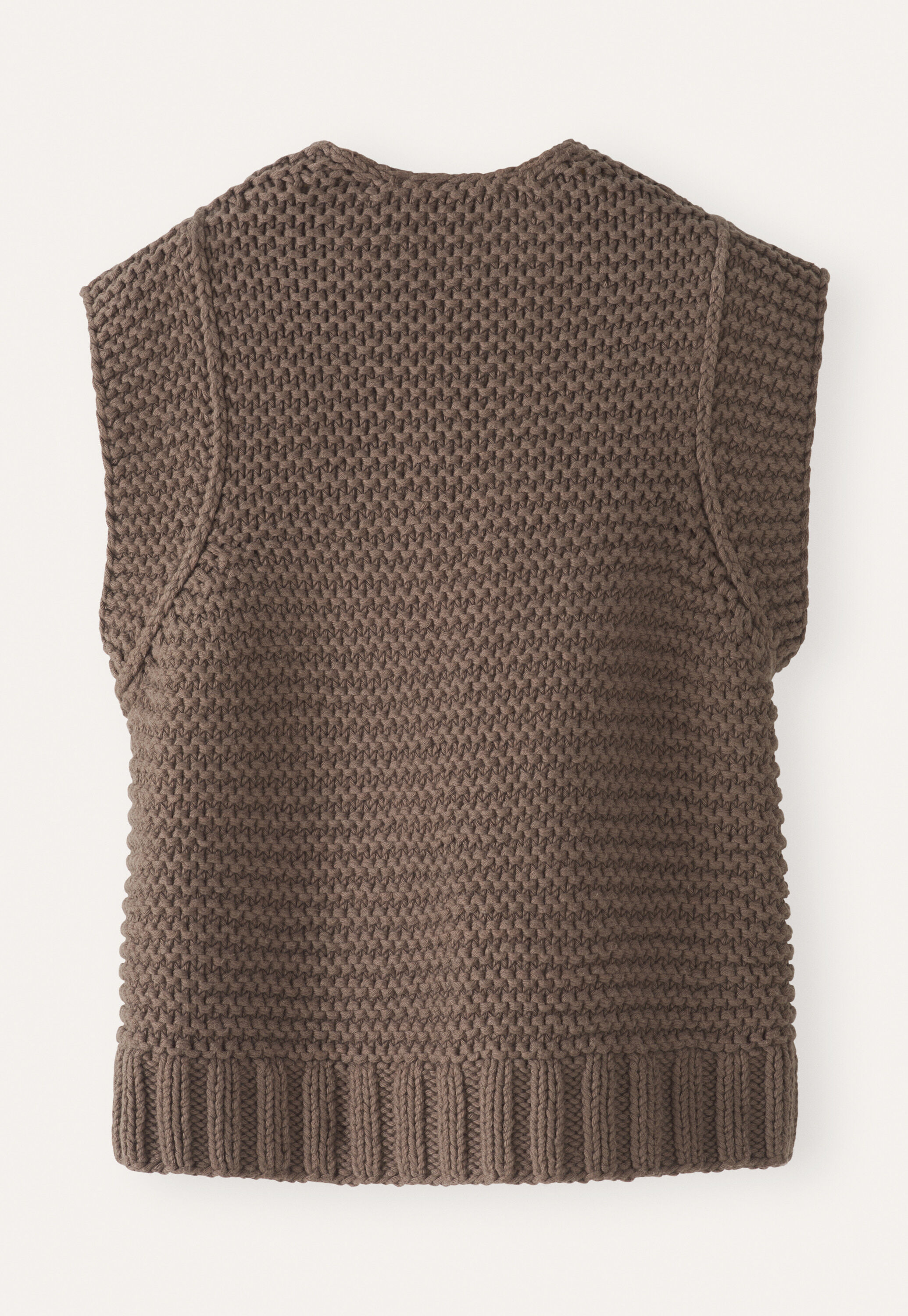 Hand-knitted waistcoat