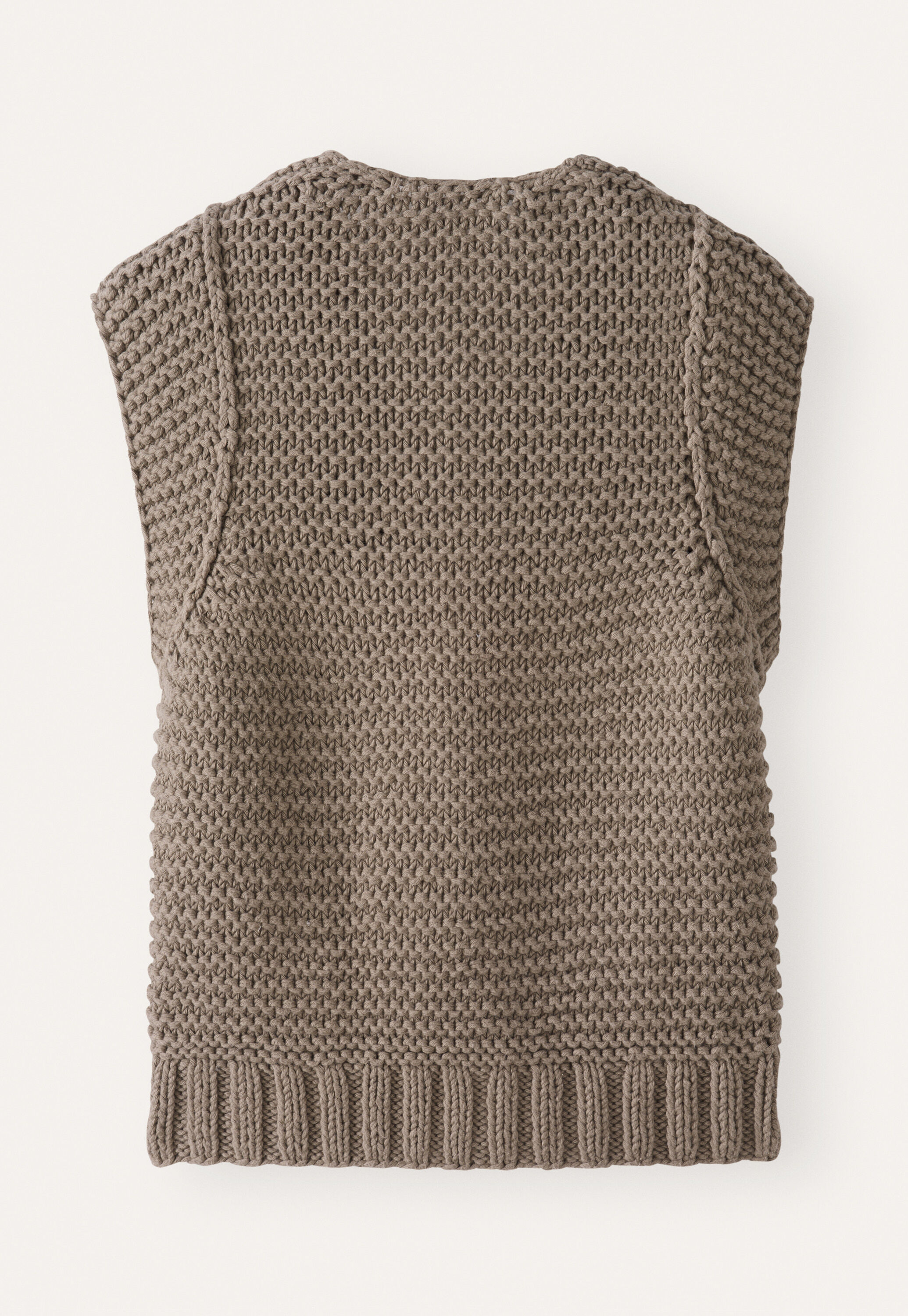 Hand-knitted waistcoat