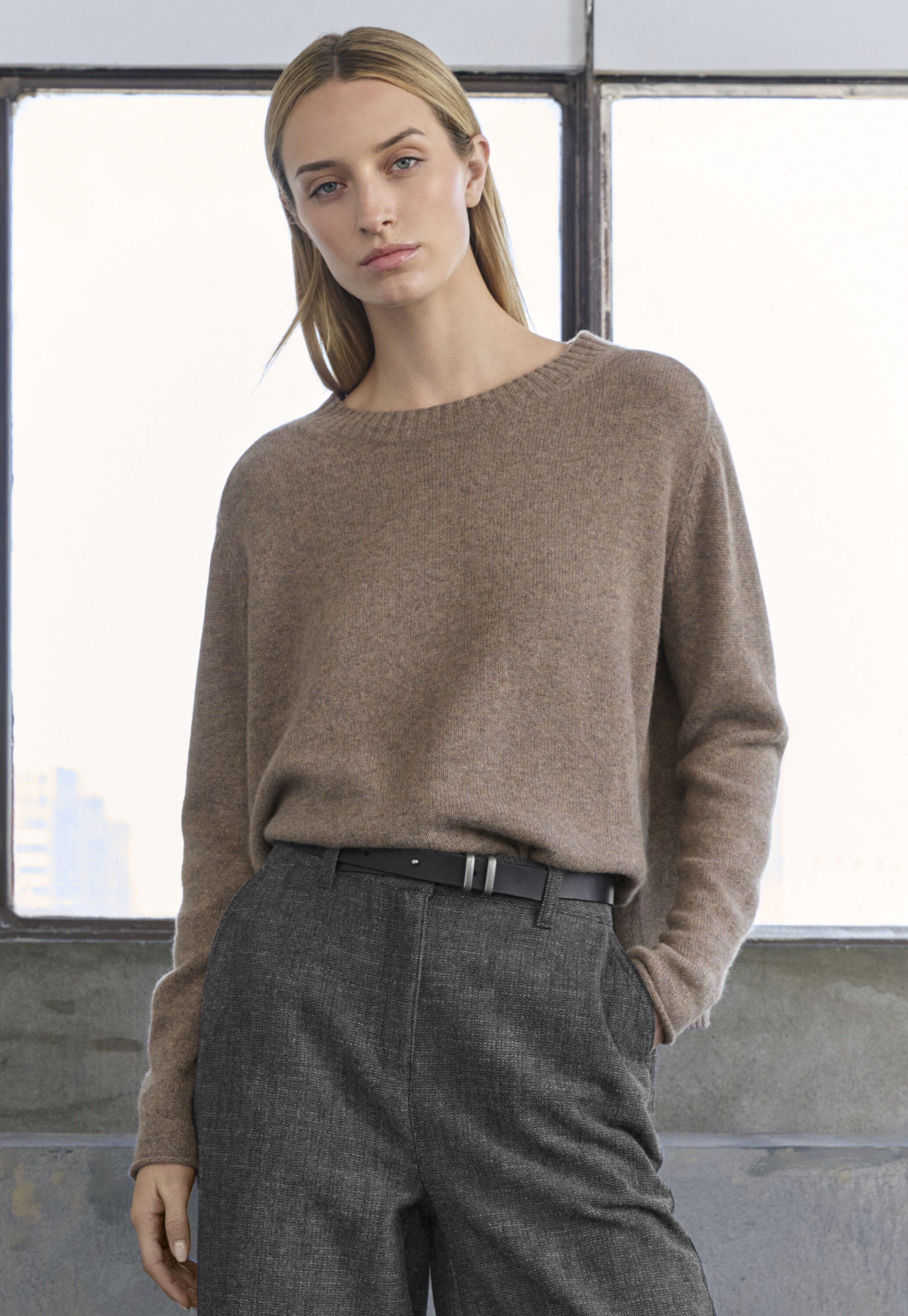 Round-neck sweater