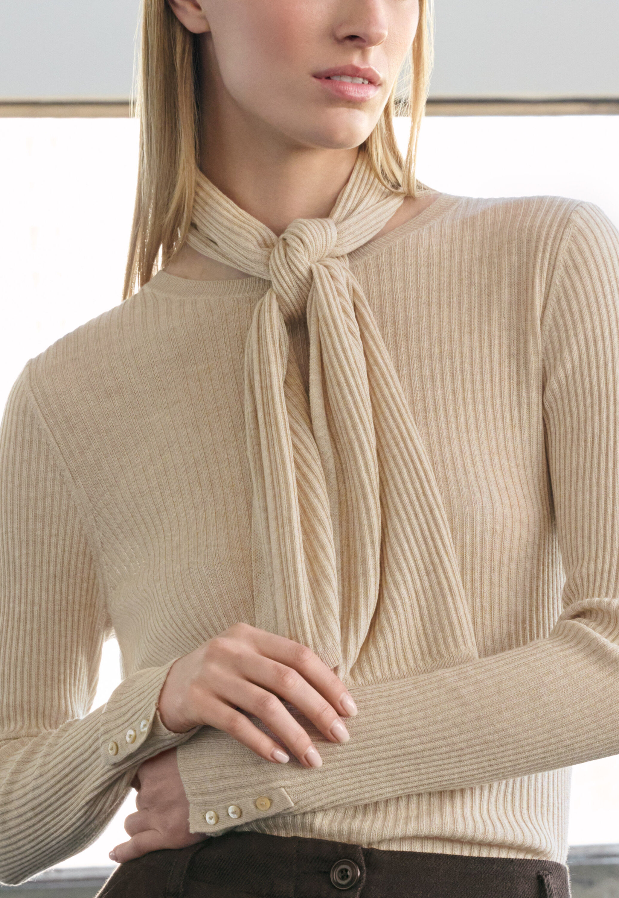 Peplum-detail dress