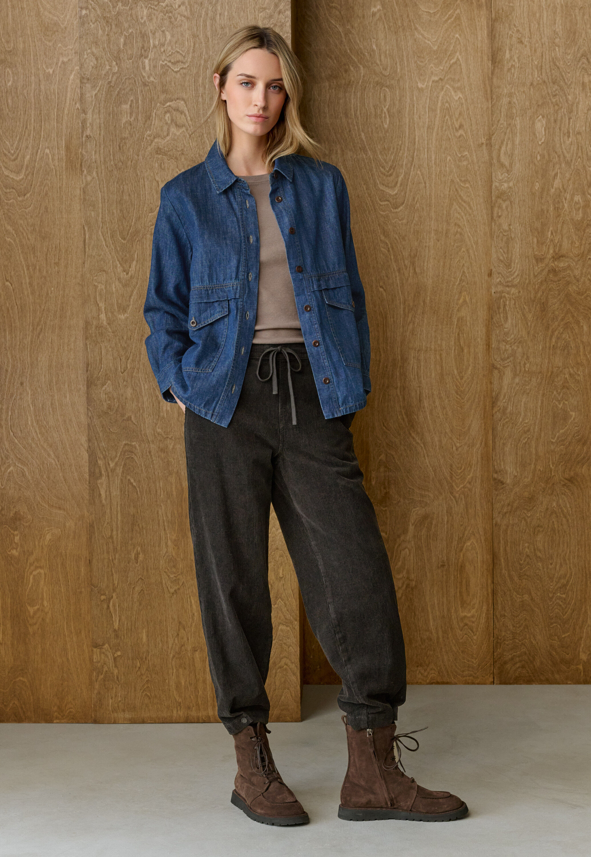 Pleat-front trousers