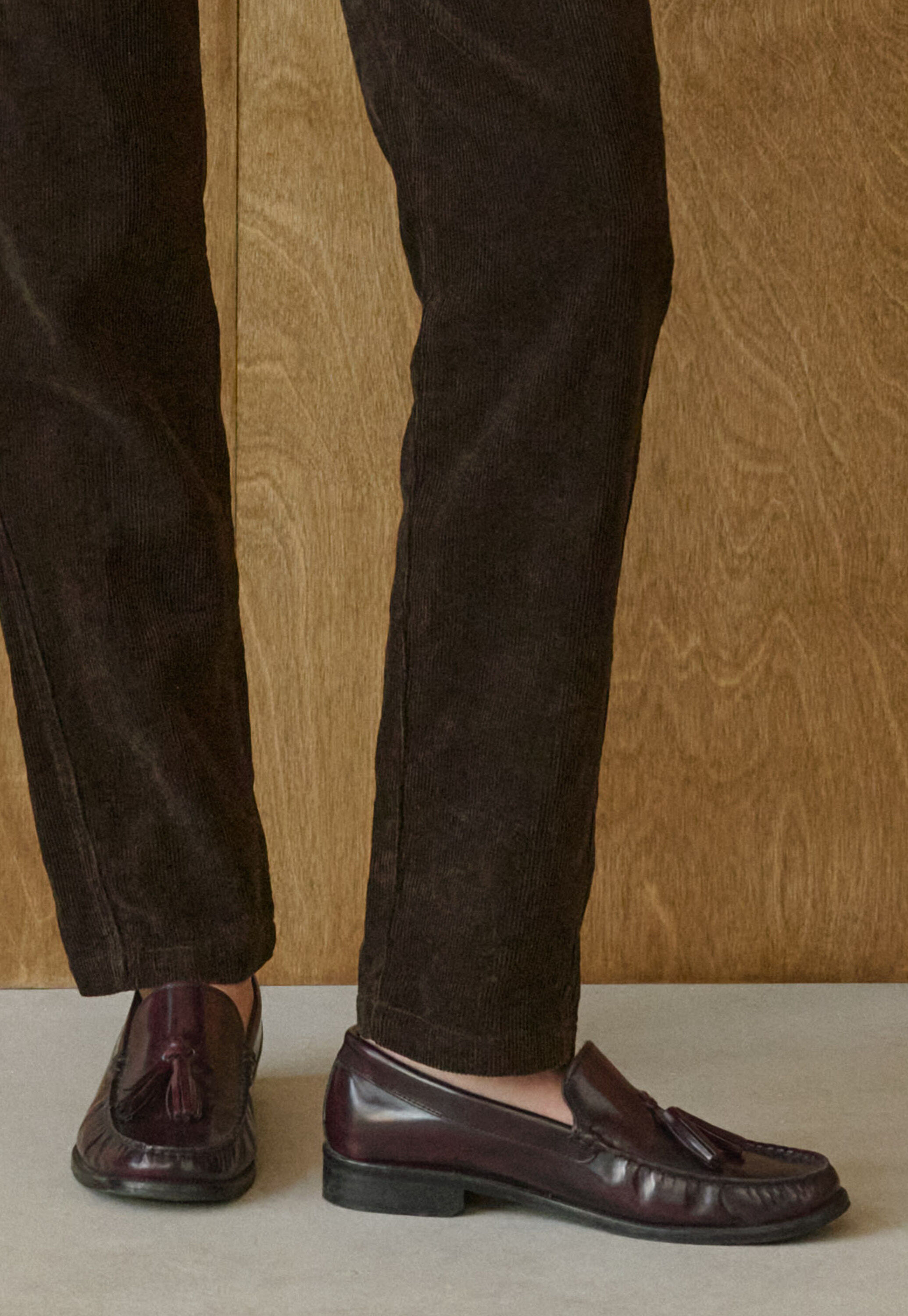 Tassel loafers, Burgundy, large