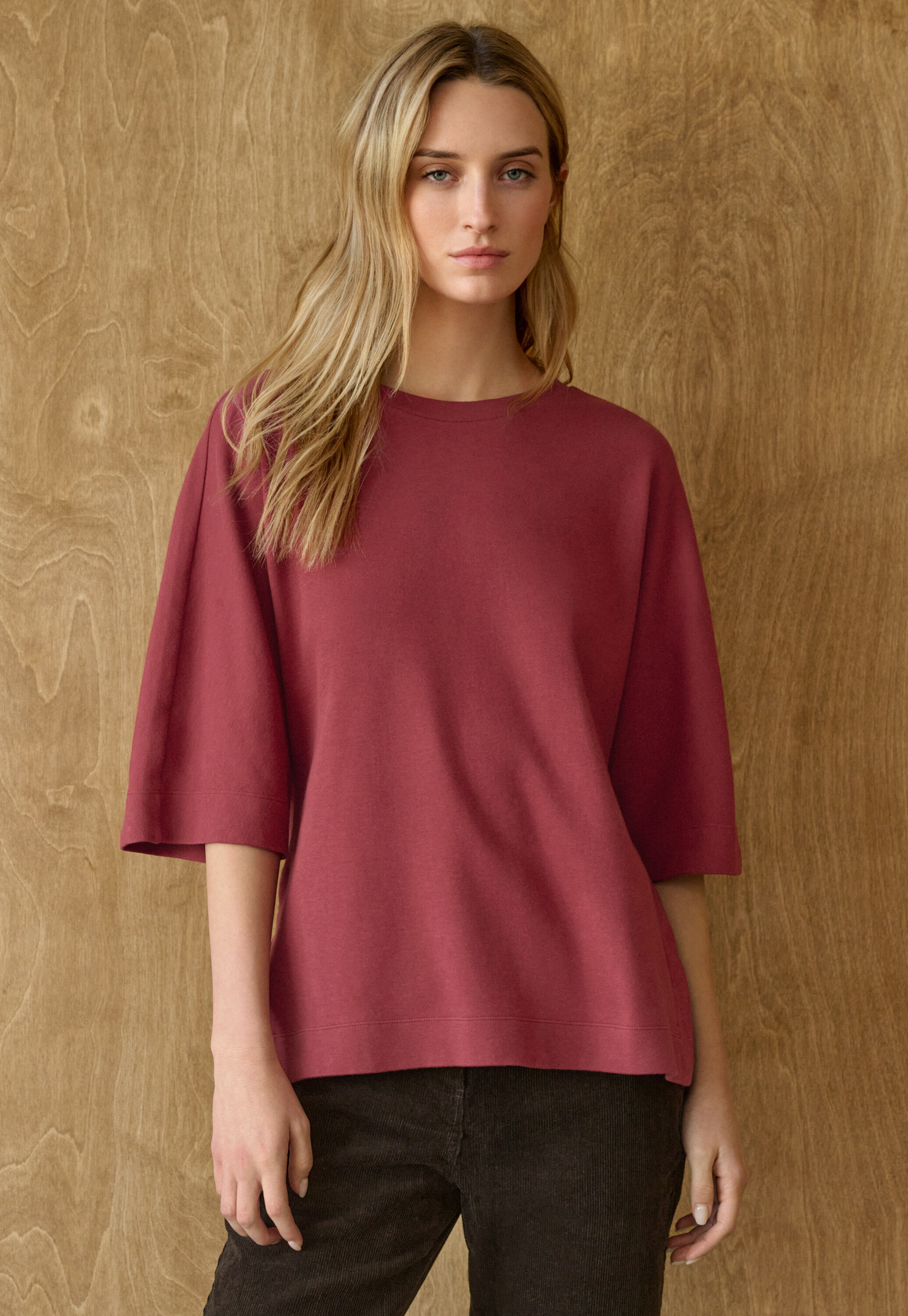 Dolman-sleeve top