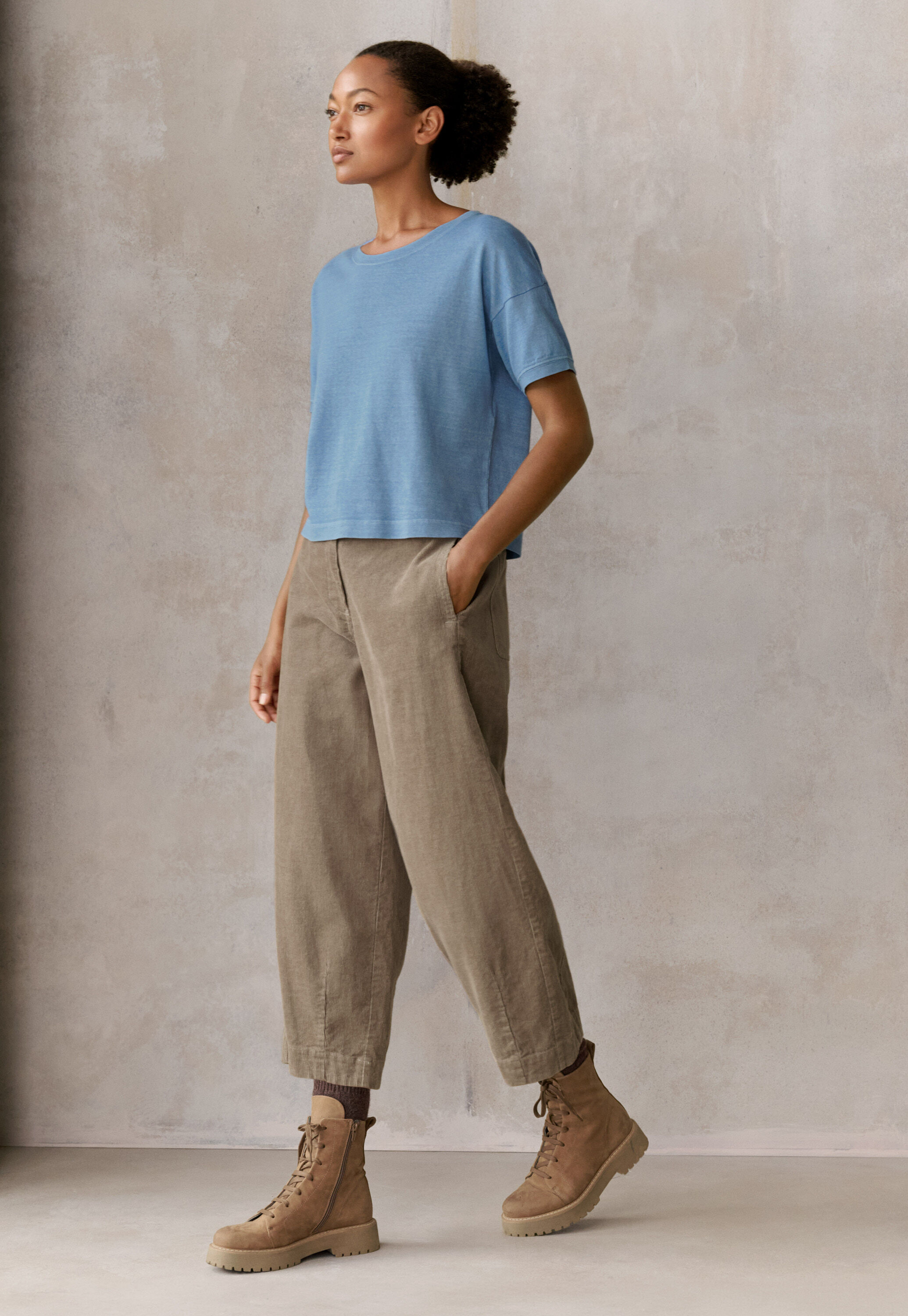 T-shirt, Cornflower, large