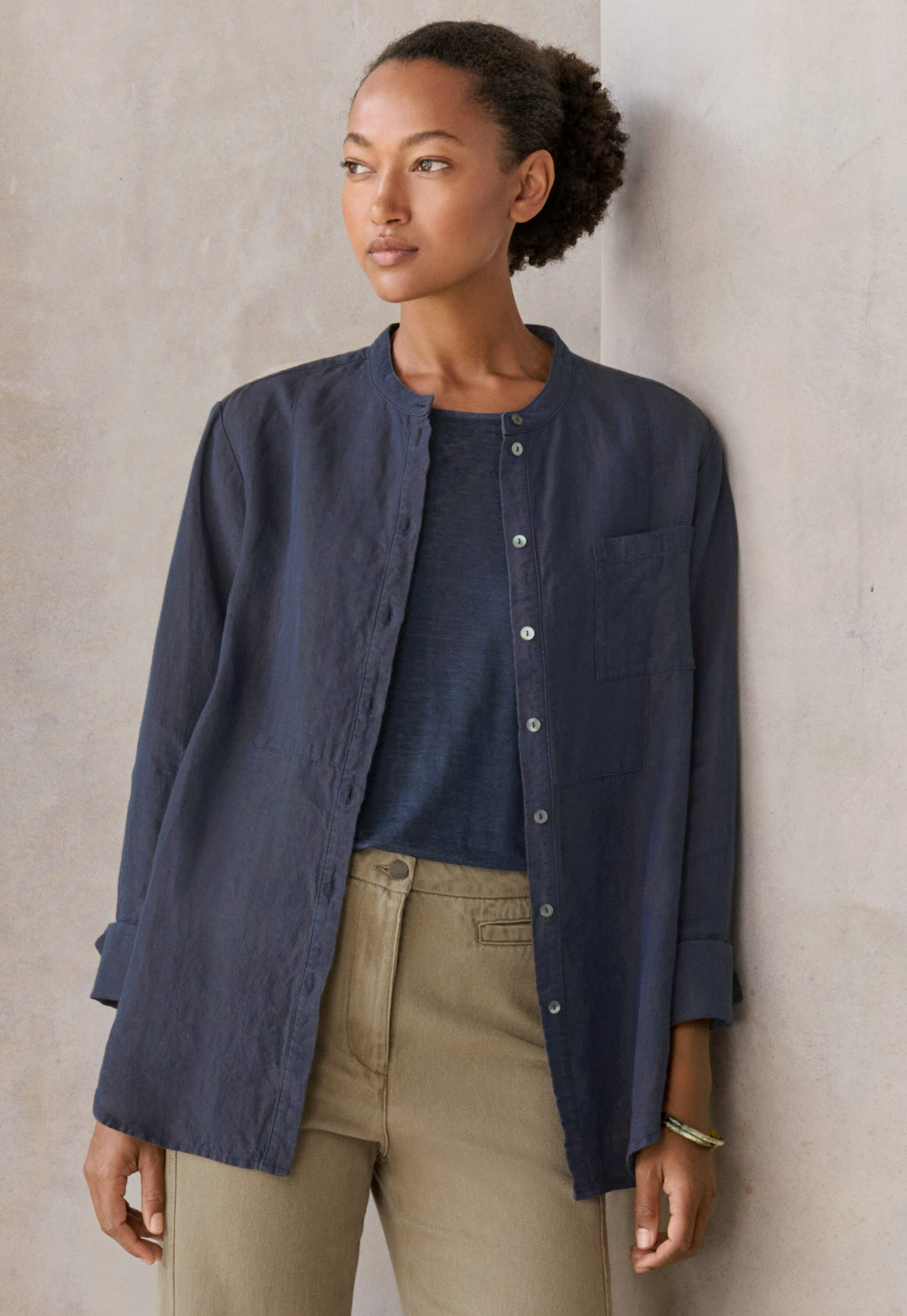 Round-neck top
