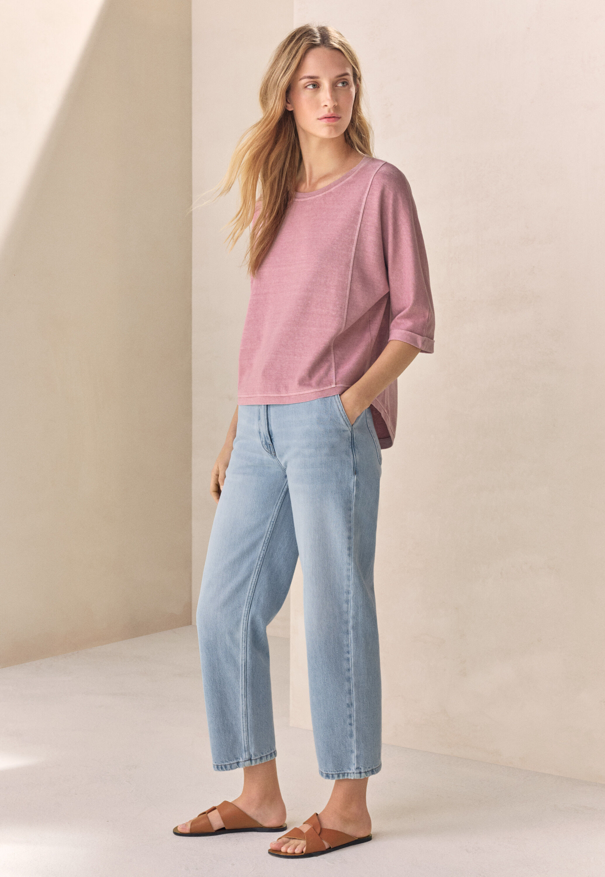 Pleat-front trousers