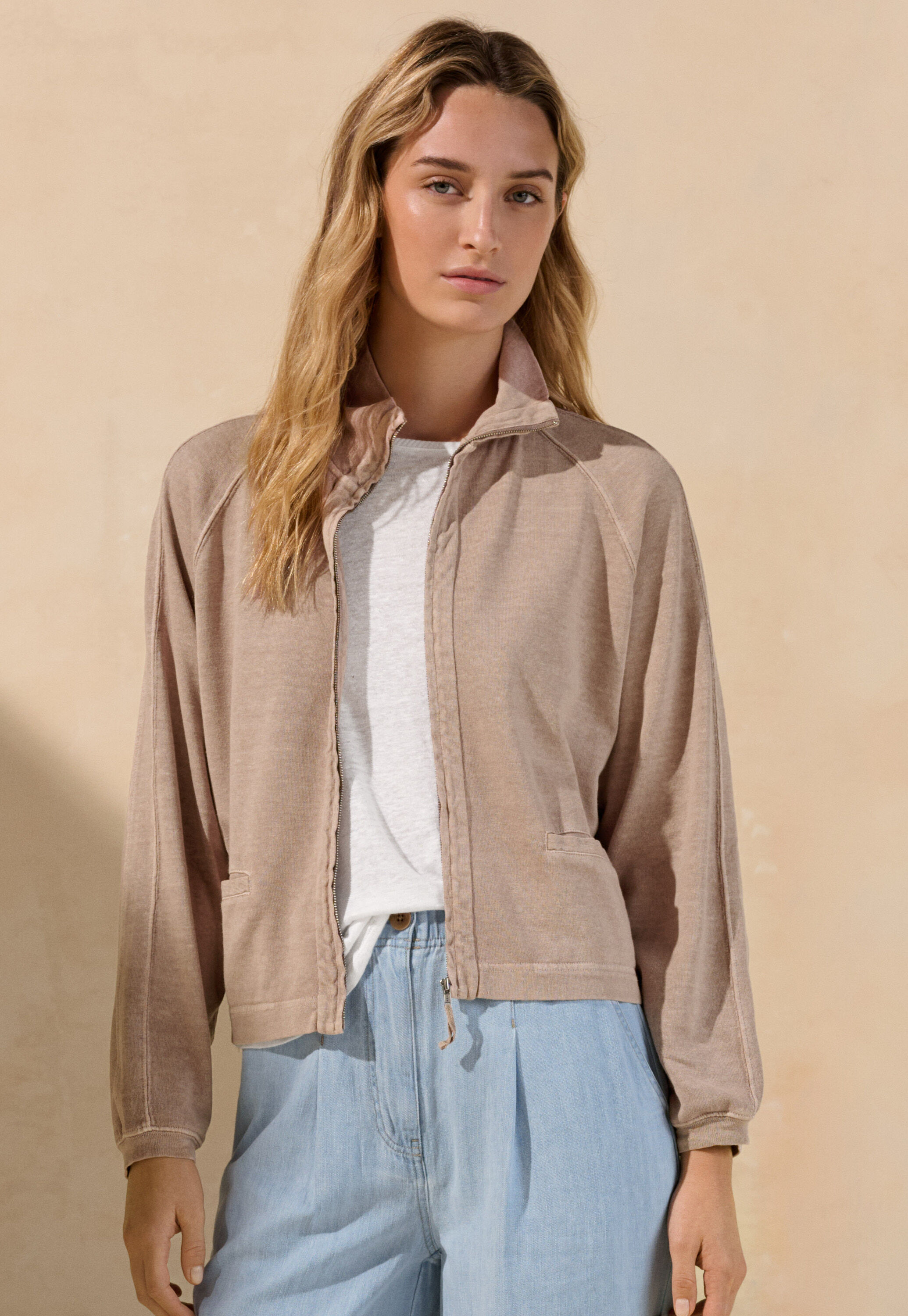 Zip-front jacket