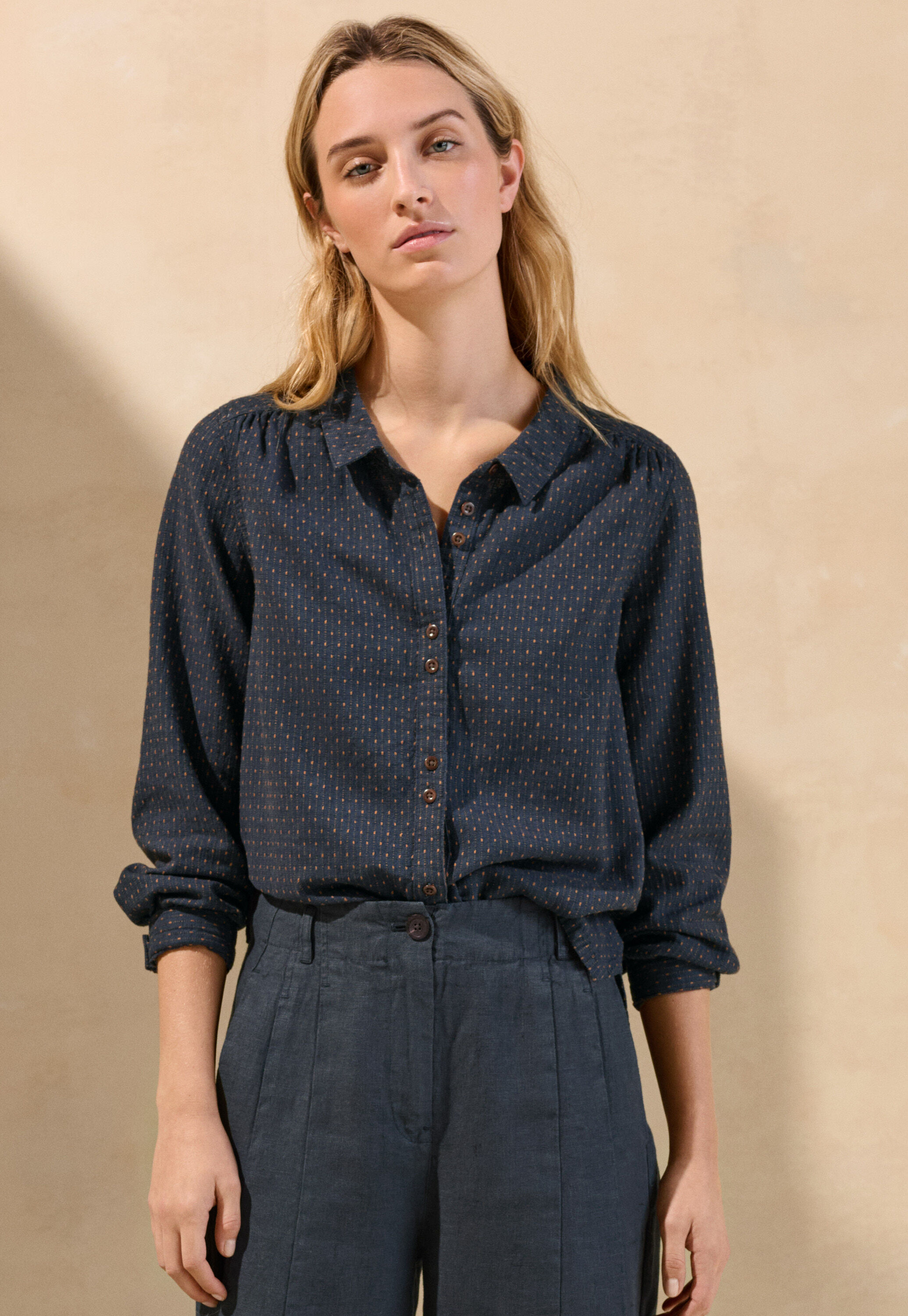 Dash-weave shirt