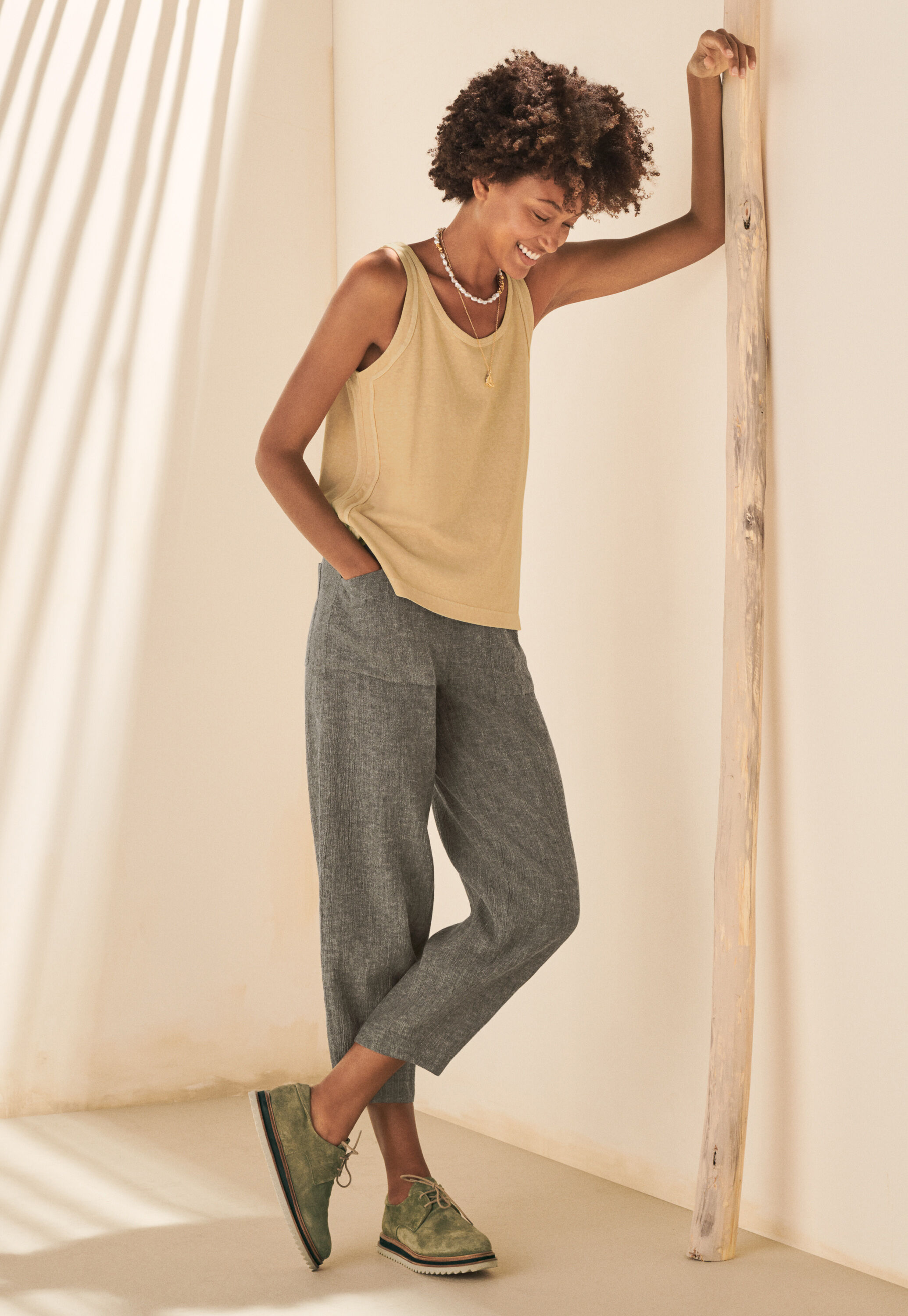 Panelled vest