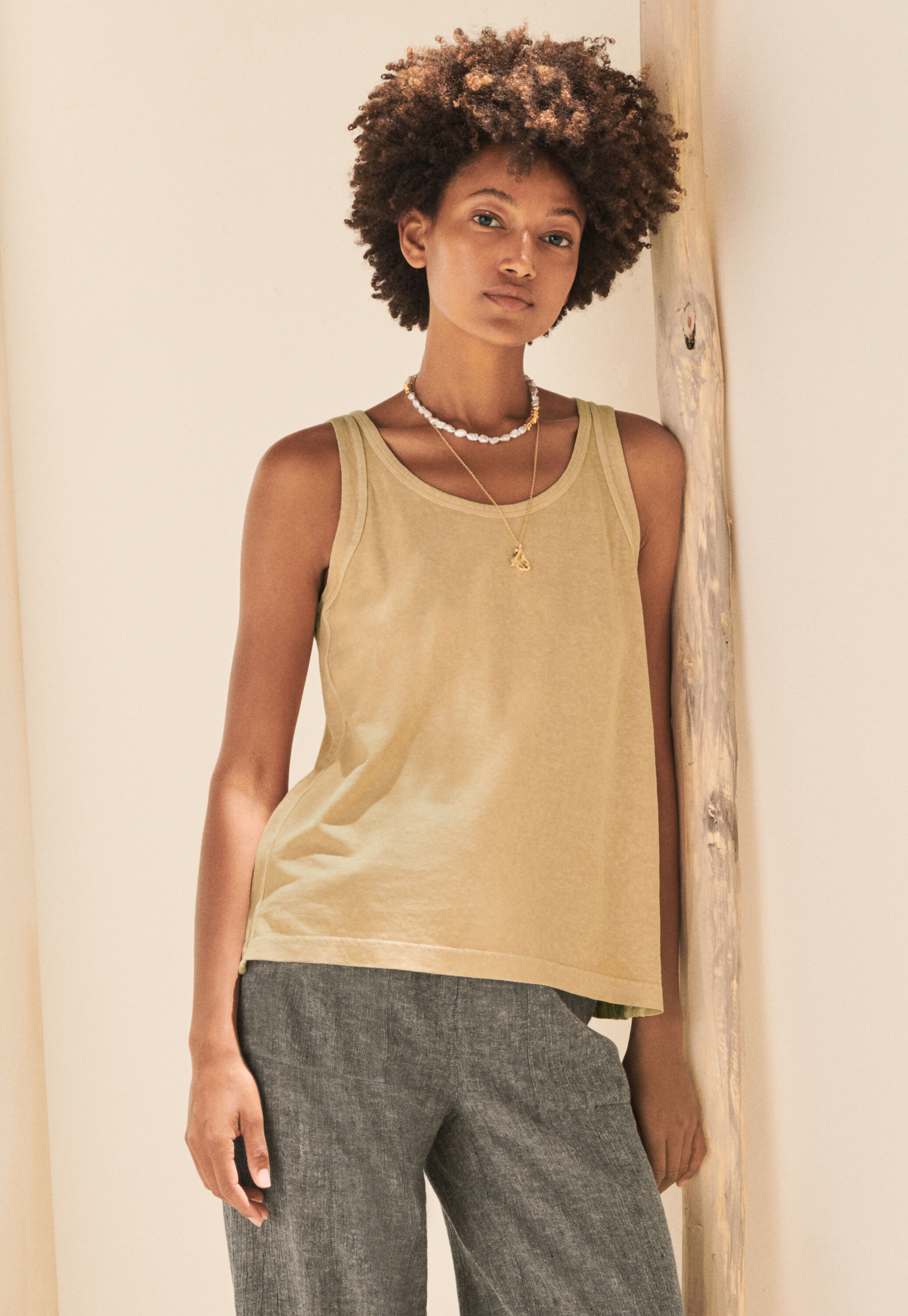 Panelled vest