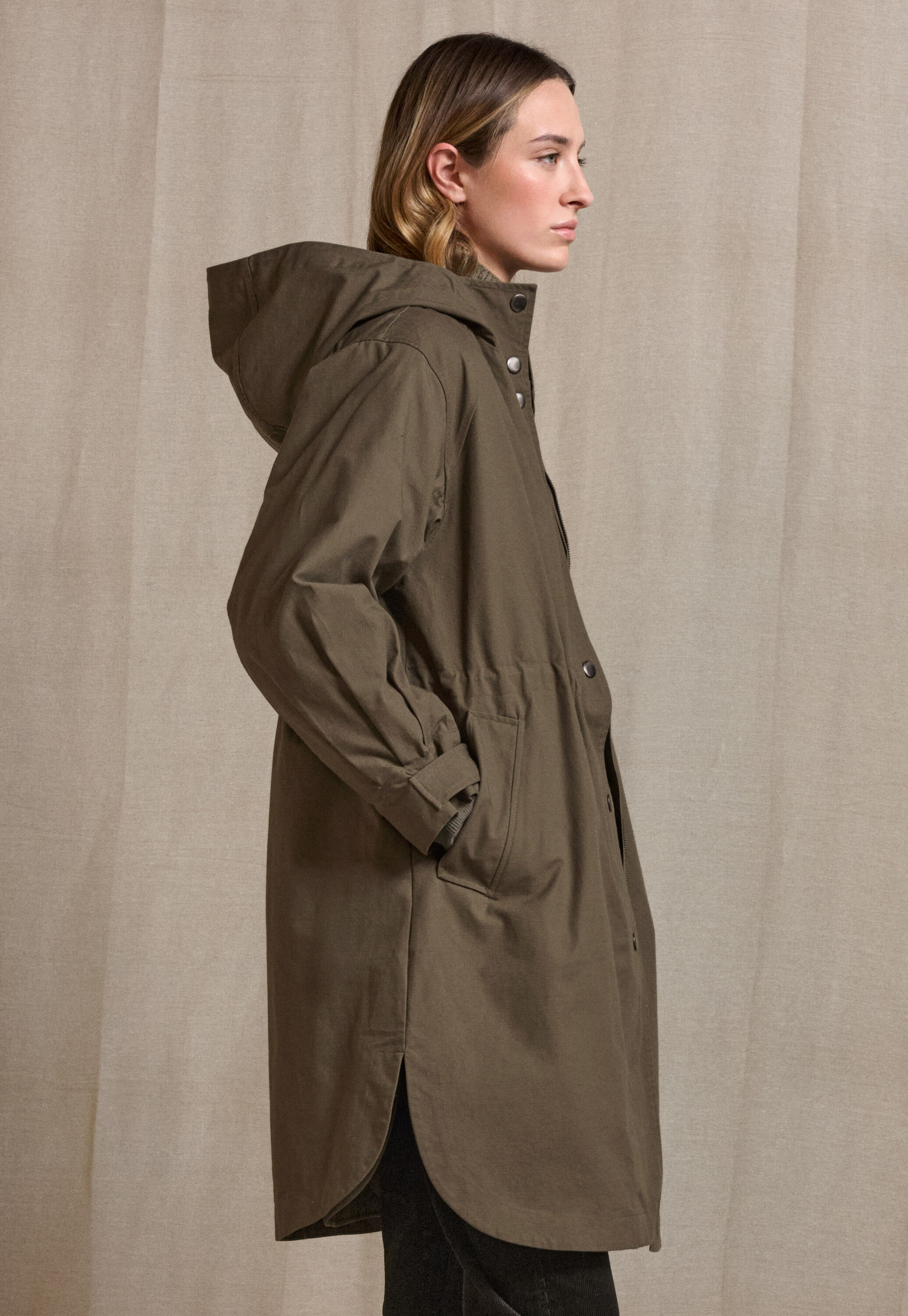 Hooded parka