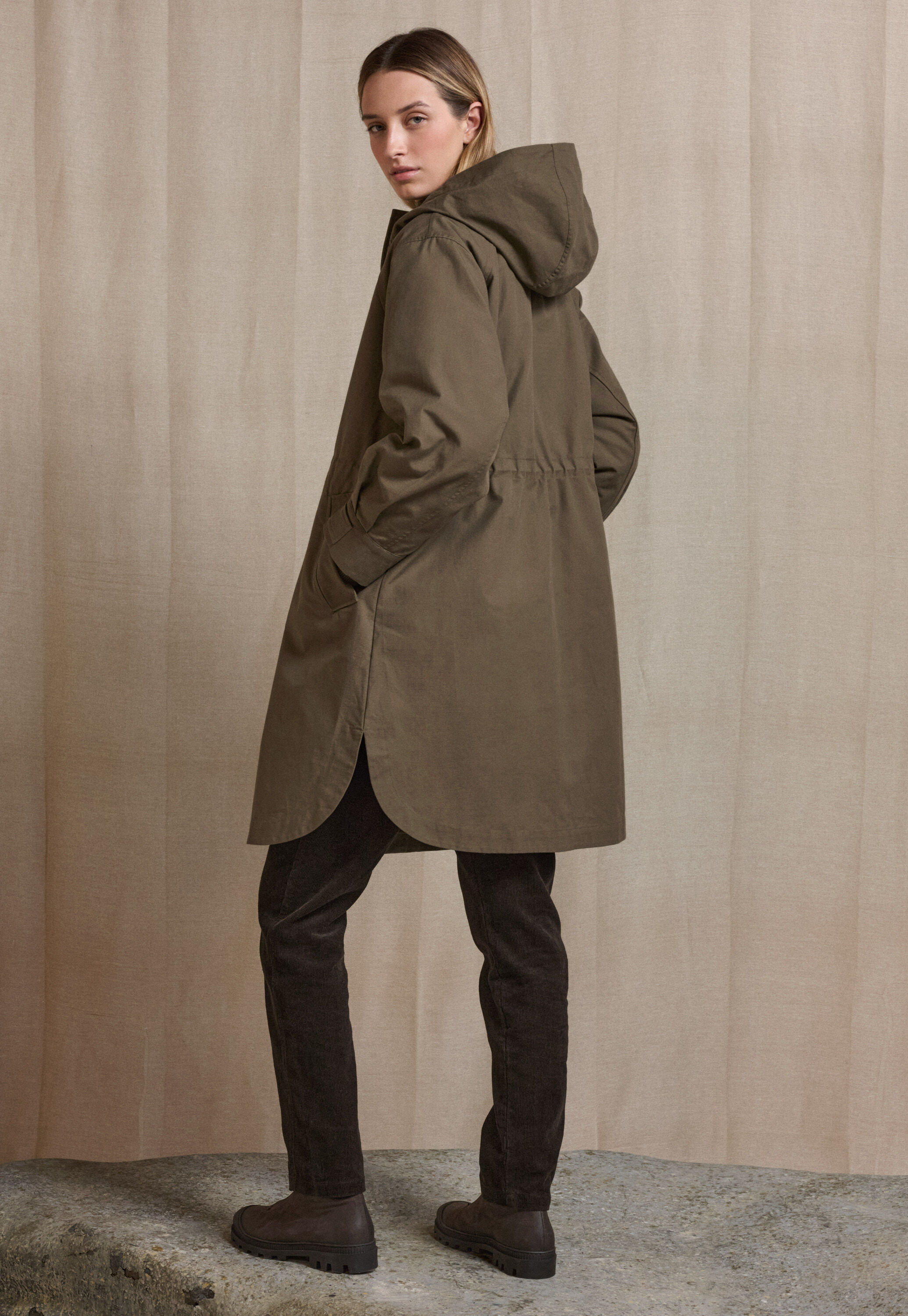 Hooded parka