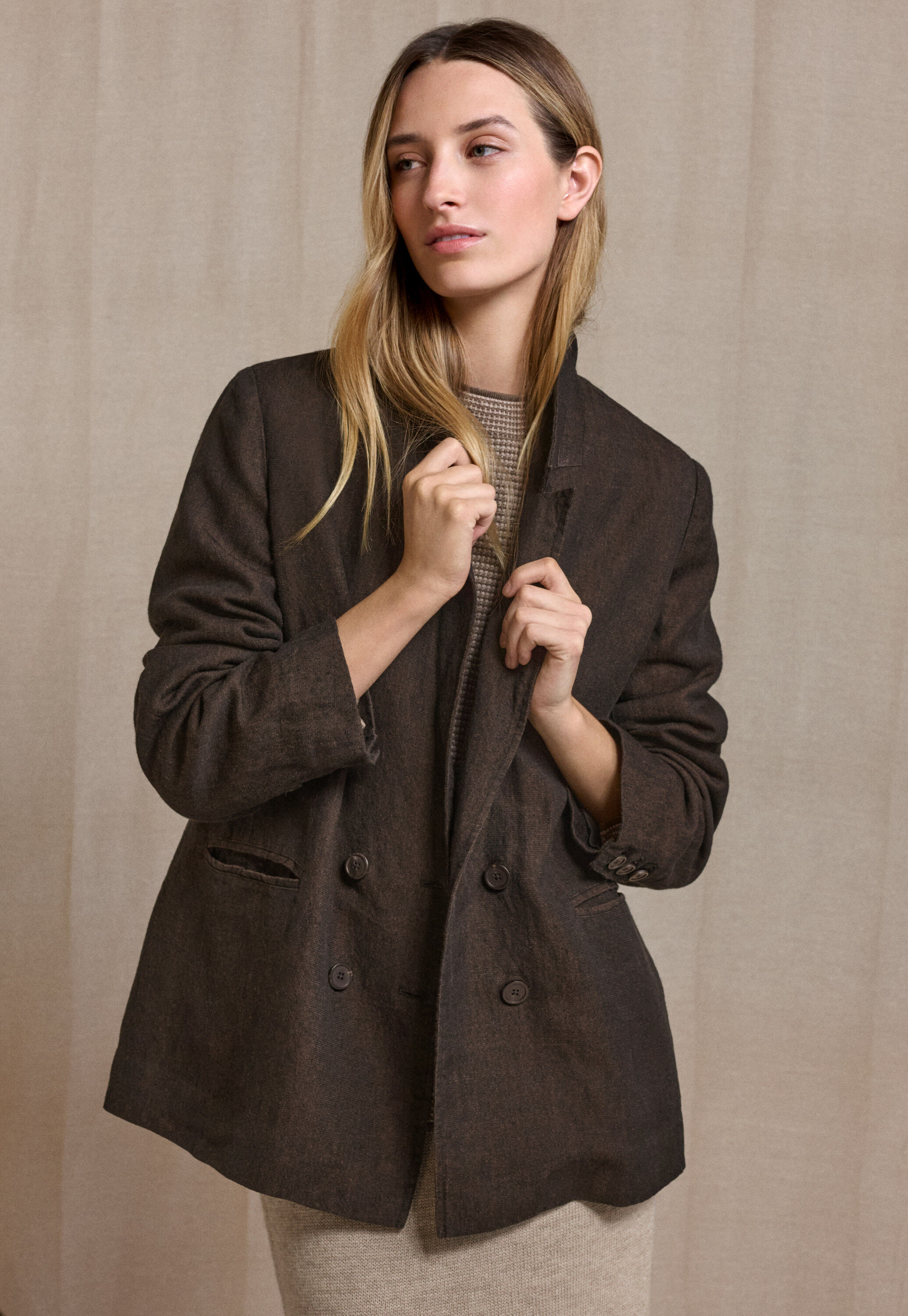 Double-breasted jacket