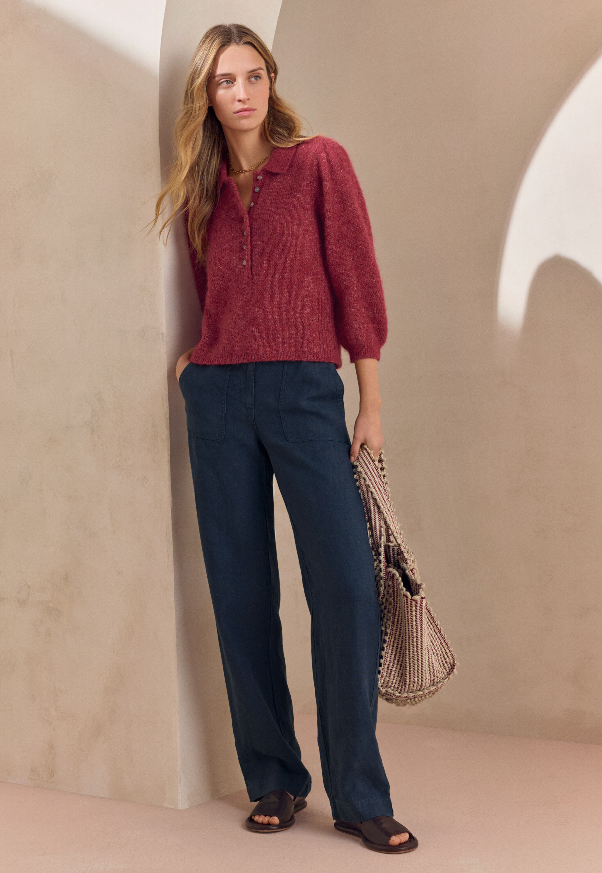 Collared sweater
