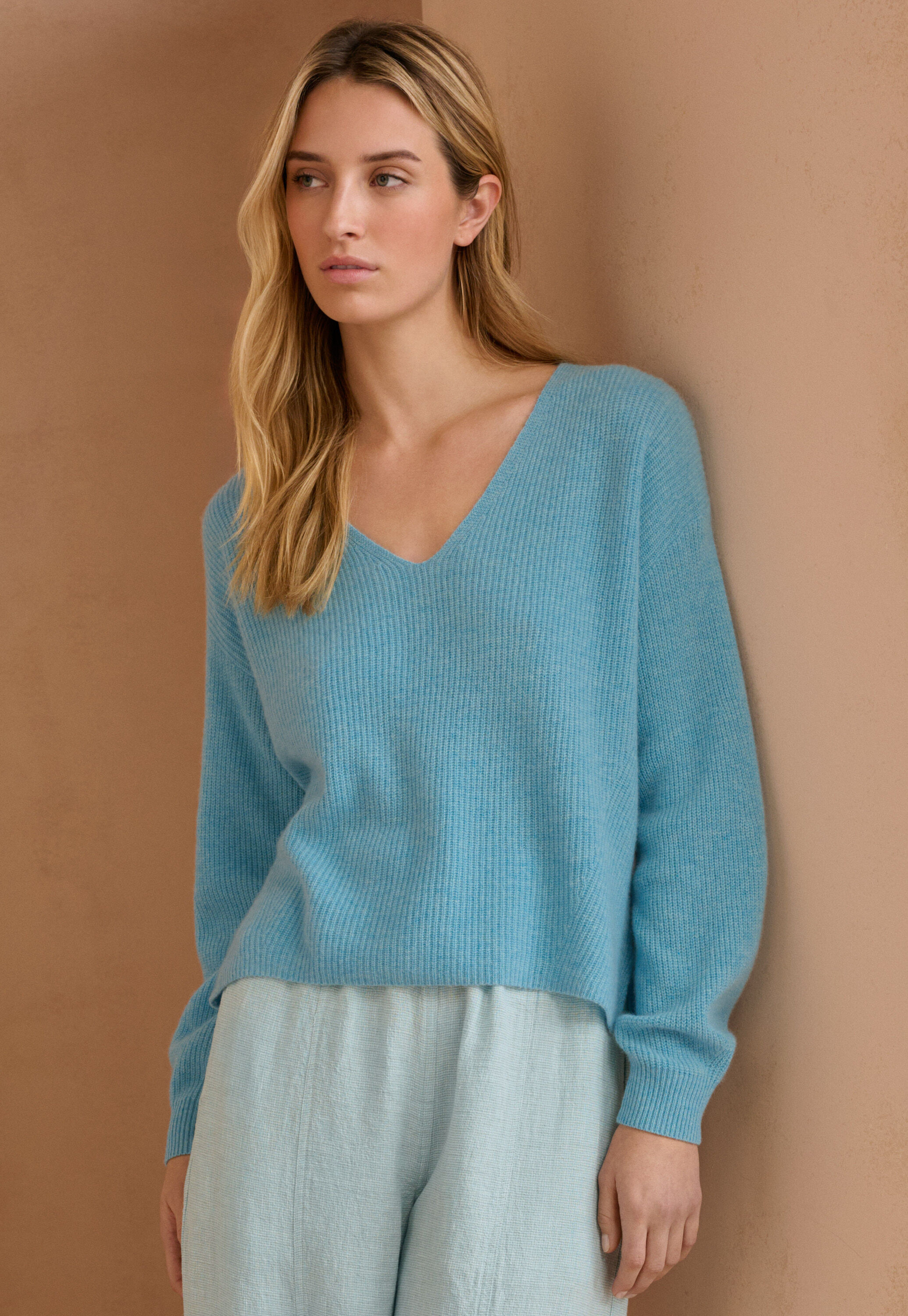 V-neck sweater