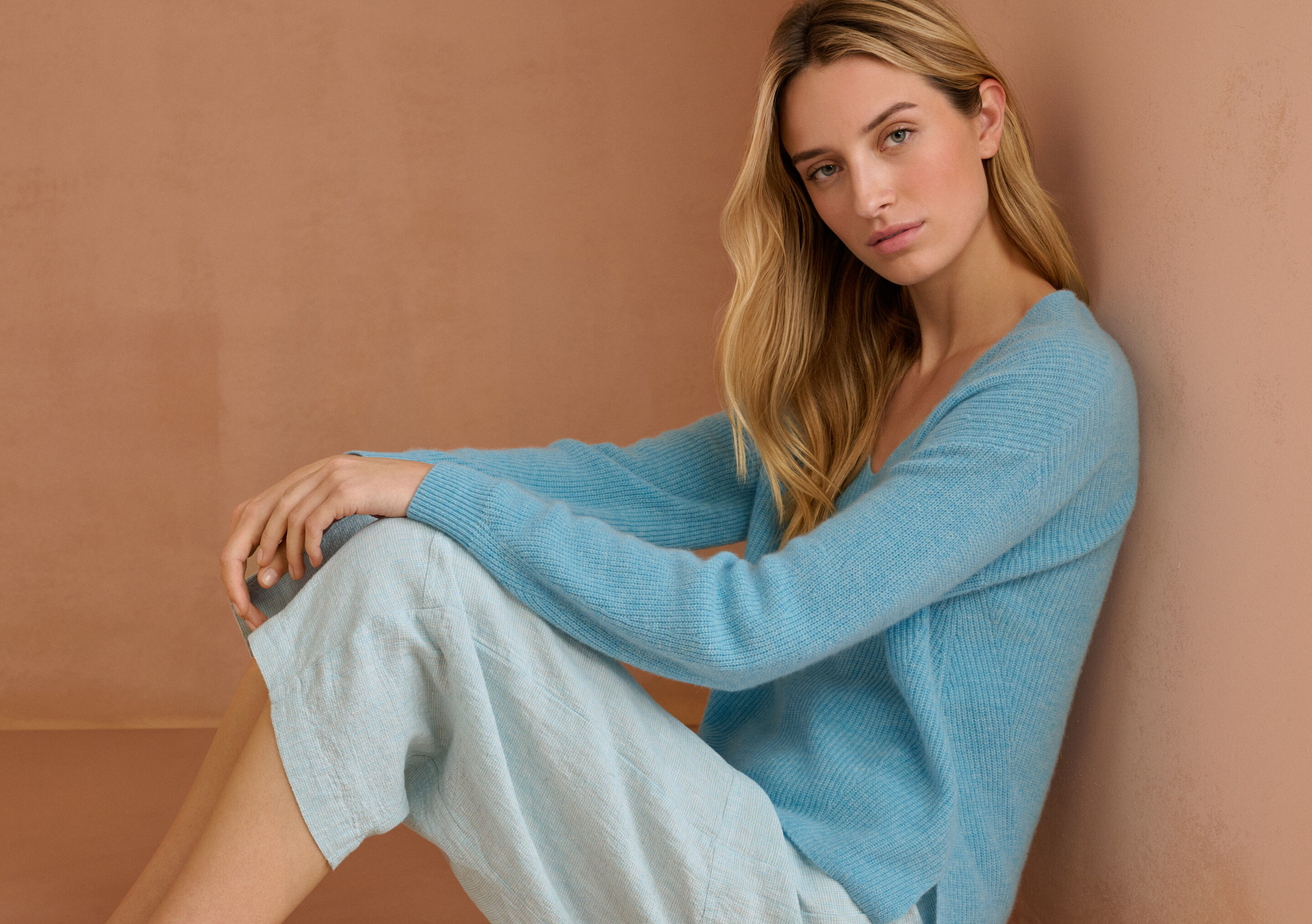 V-neck sweater