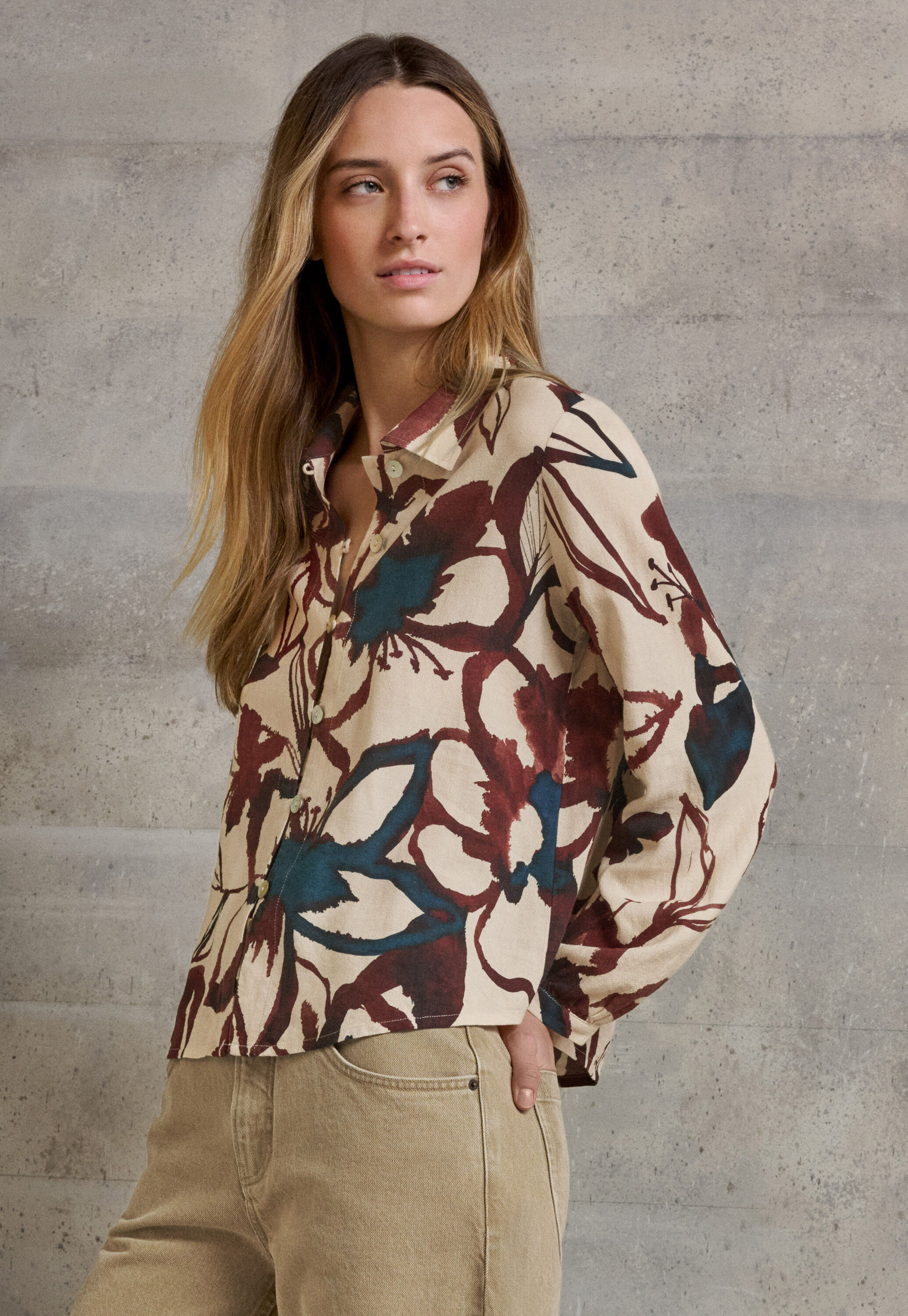 Printed blouse