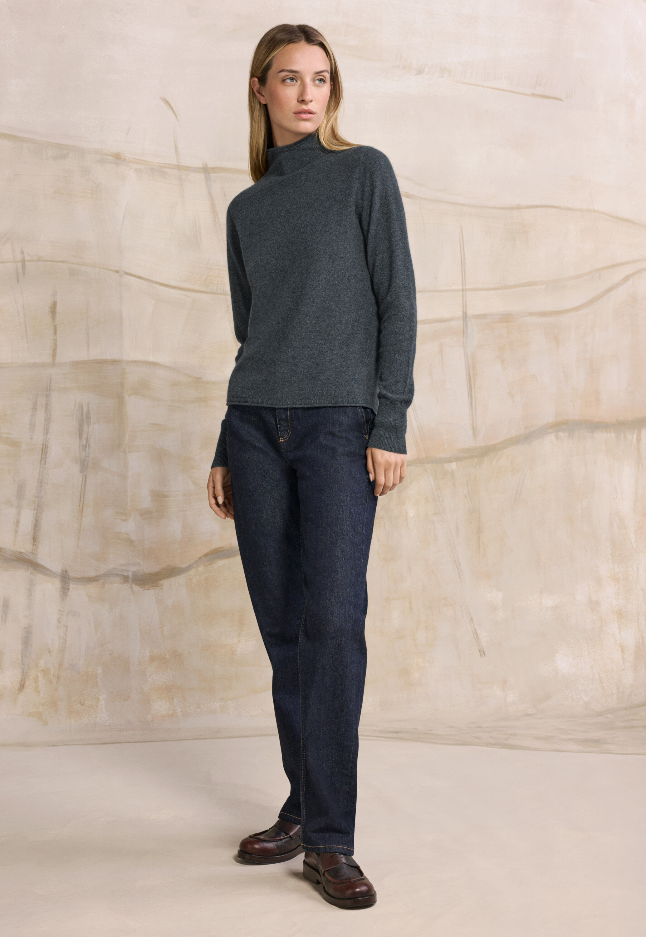 Pleat-front trousers