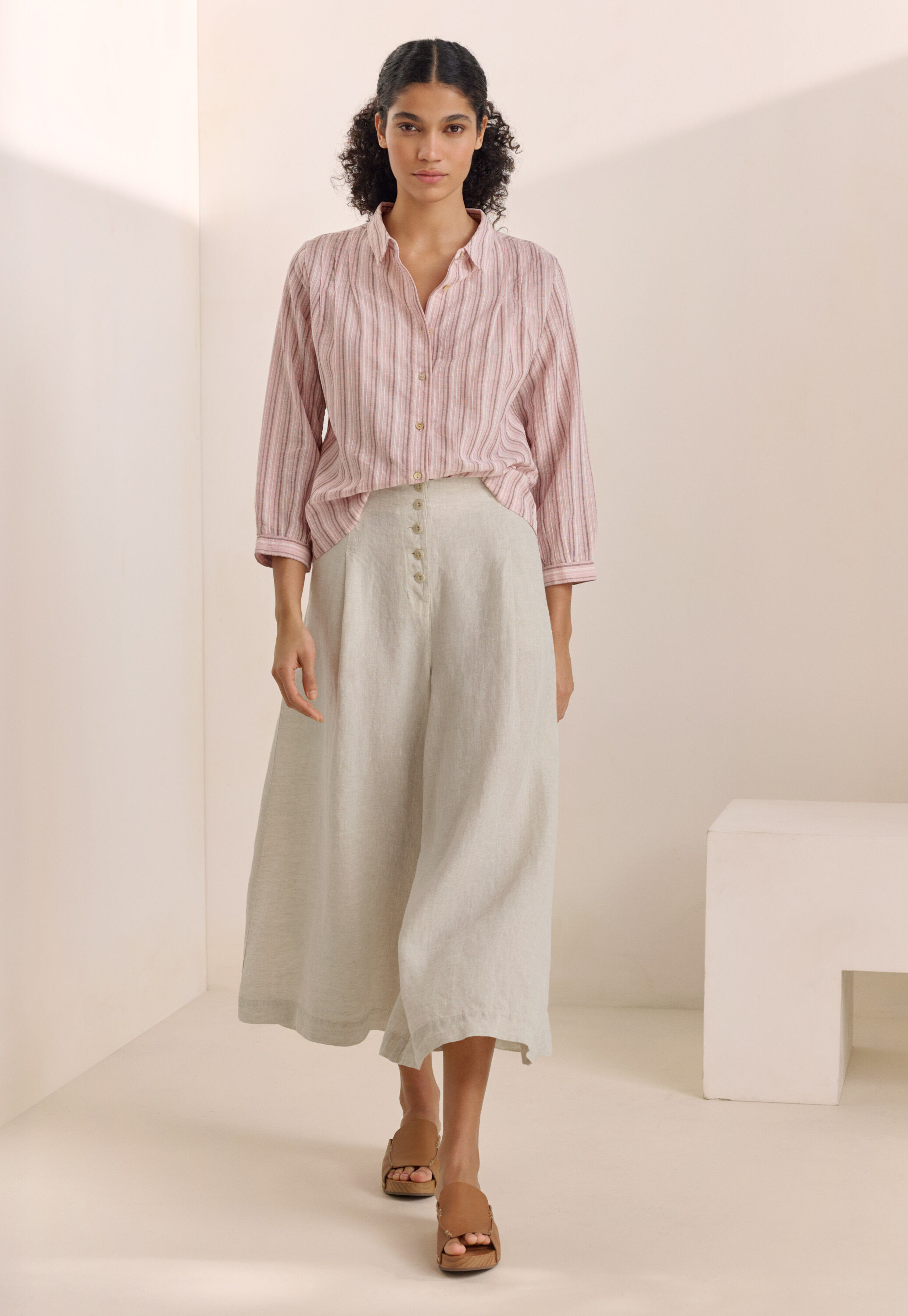 Pleat-front trousers