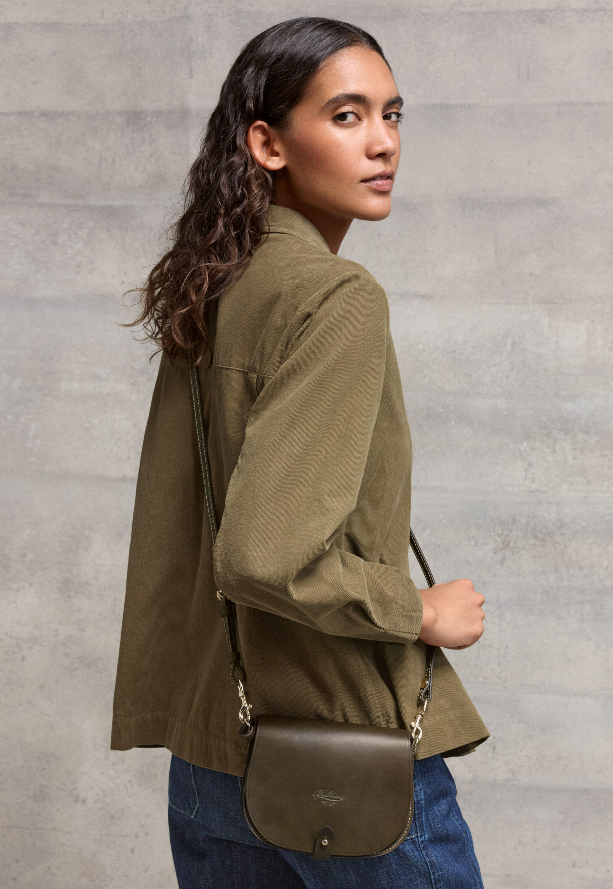 Tuck-front shirt