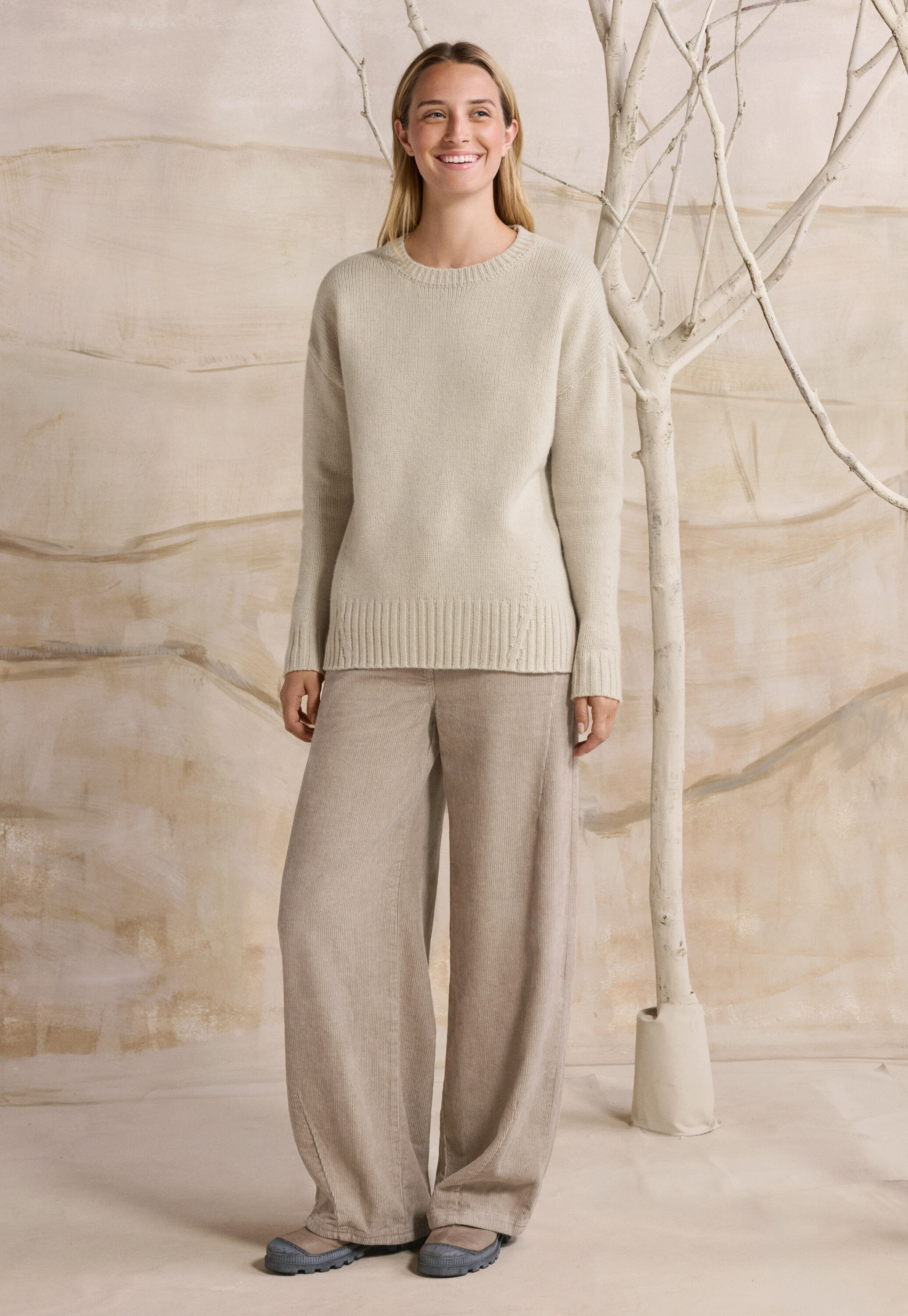 Pleat-front trousers