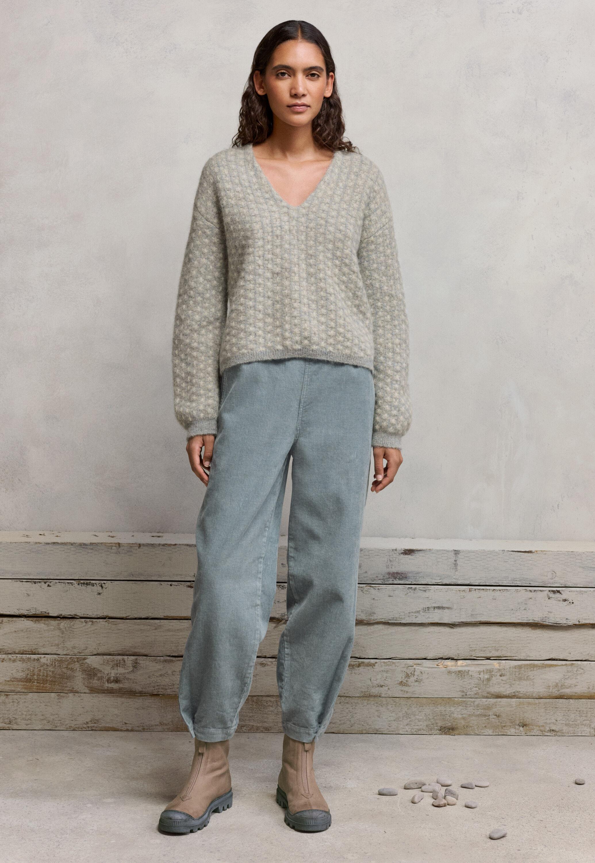 Tapered trousers